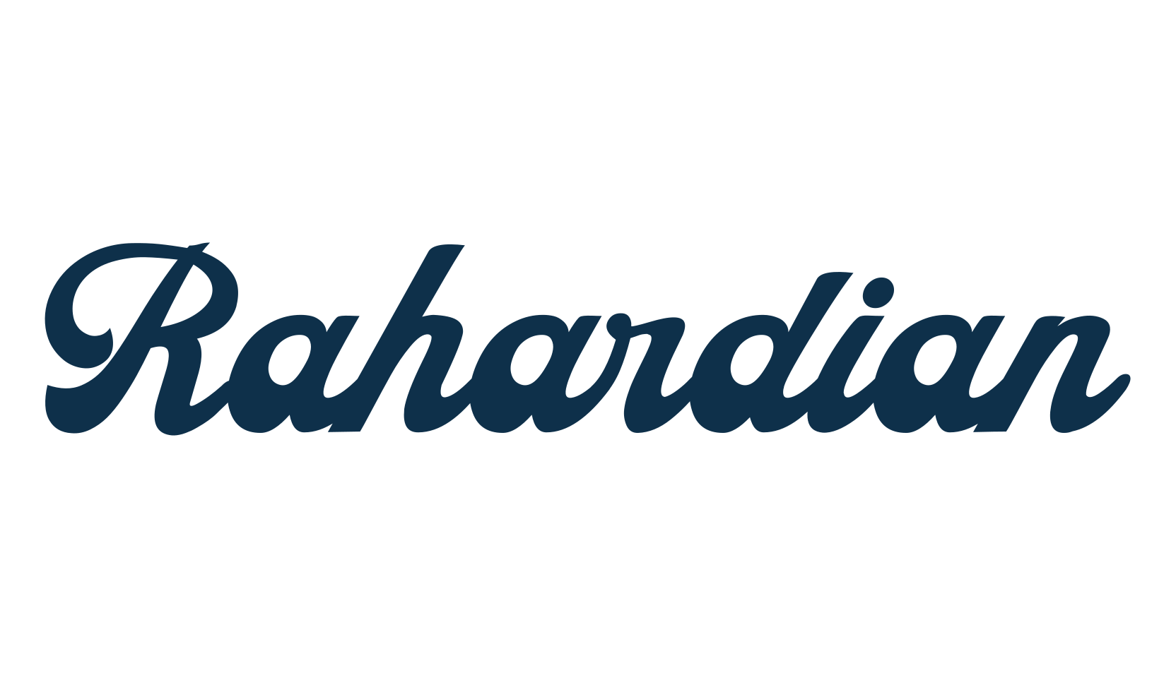 Rahardian, fancy old school decorative script calligraphy font preview