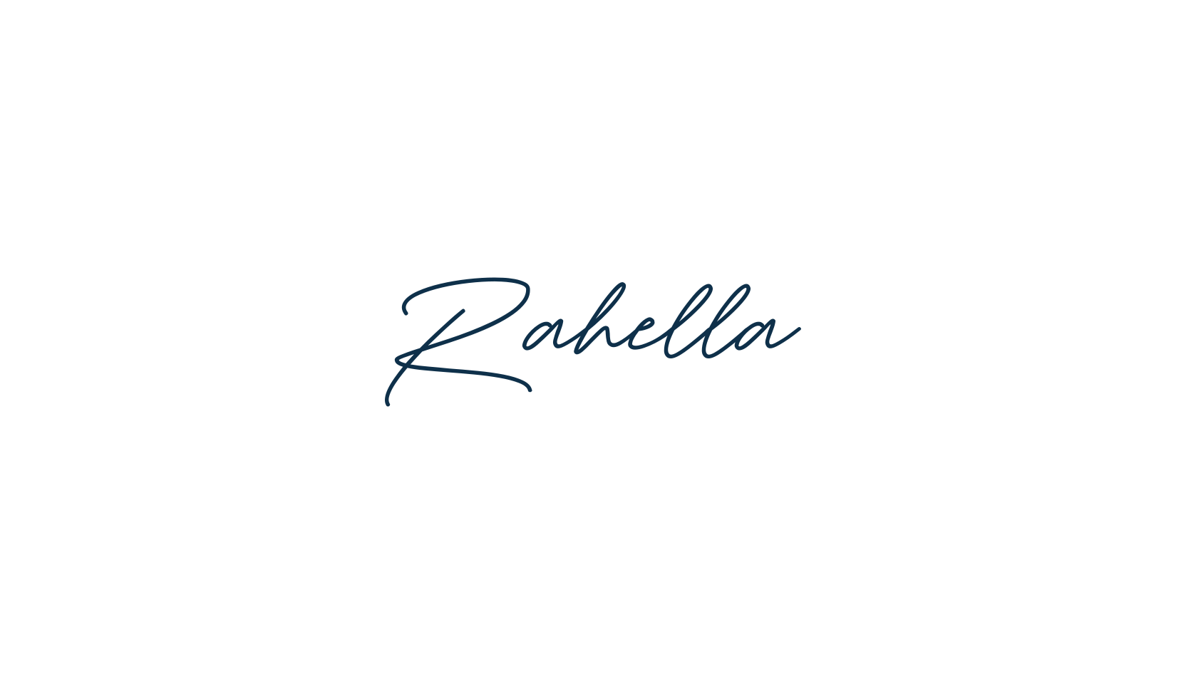 Rahella, script handwritten fancy decorative calligraphy font preview