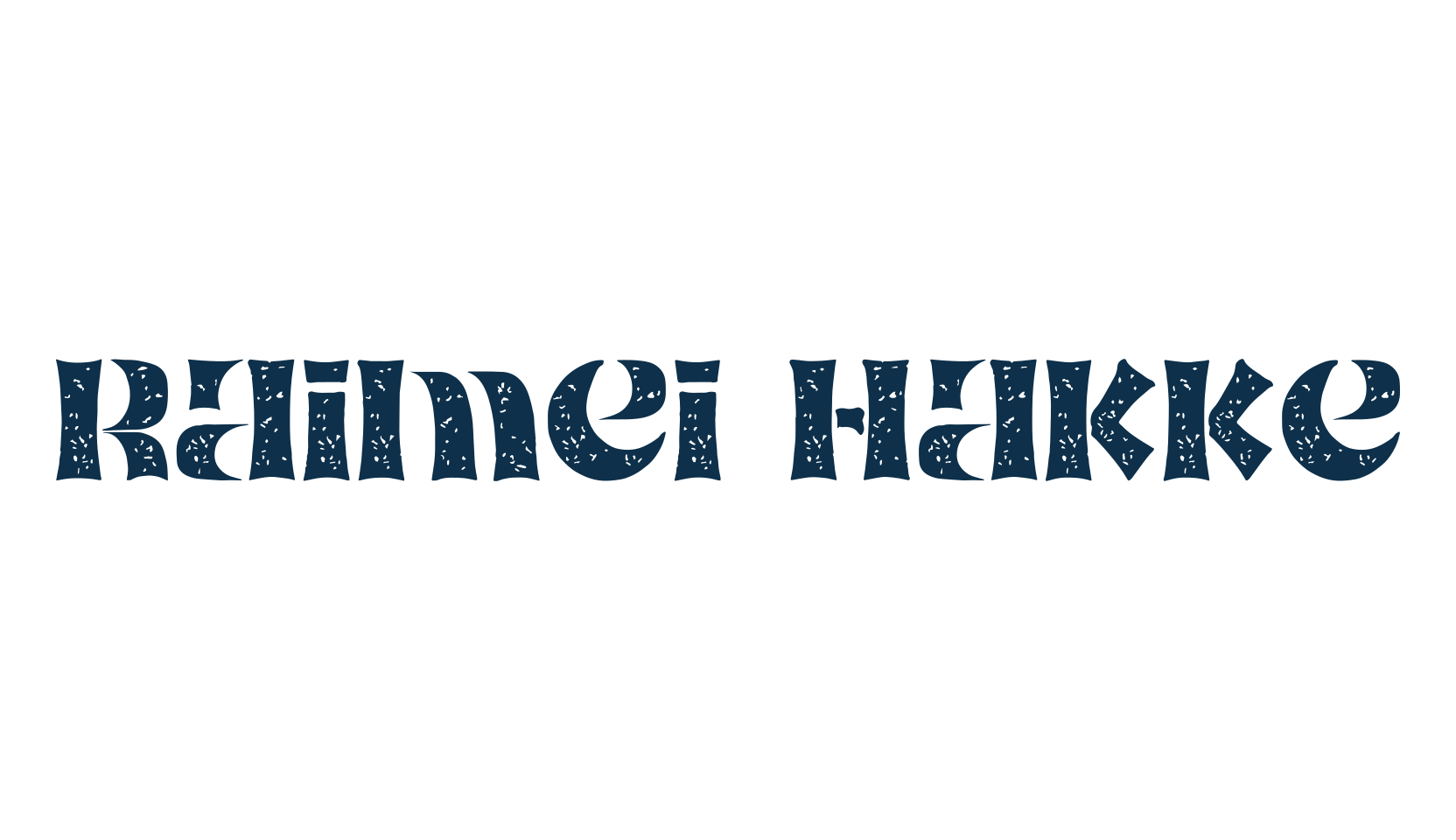 Raimei Hakke, foreign look chinese, jpn font preview