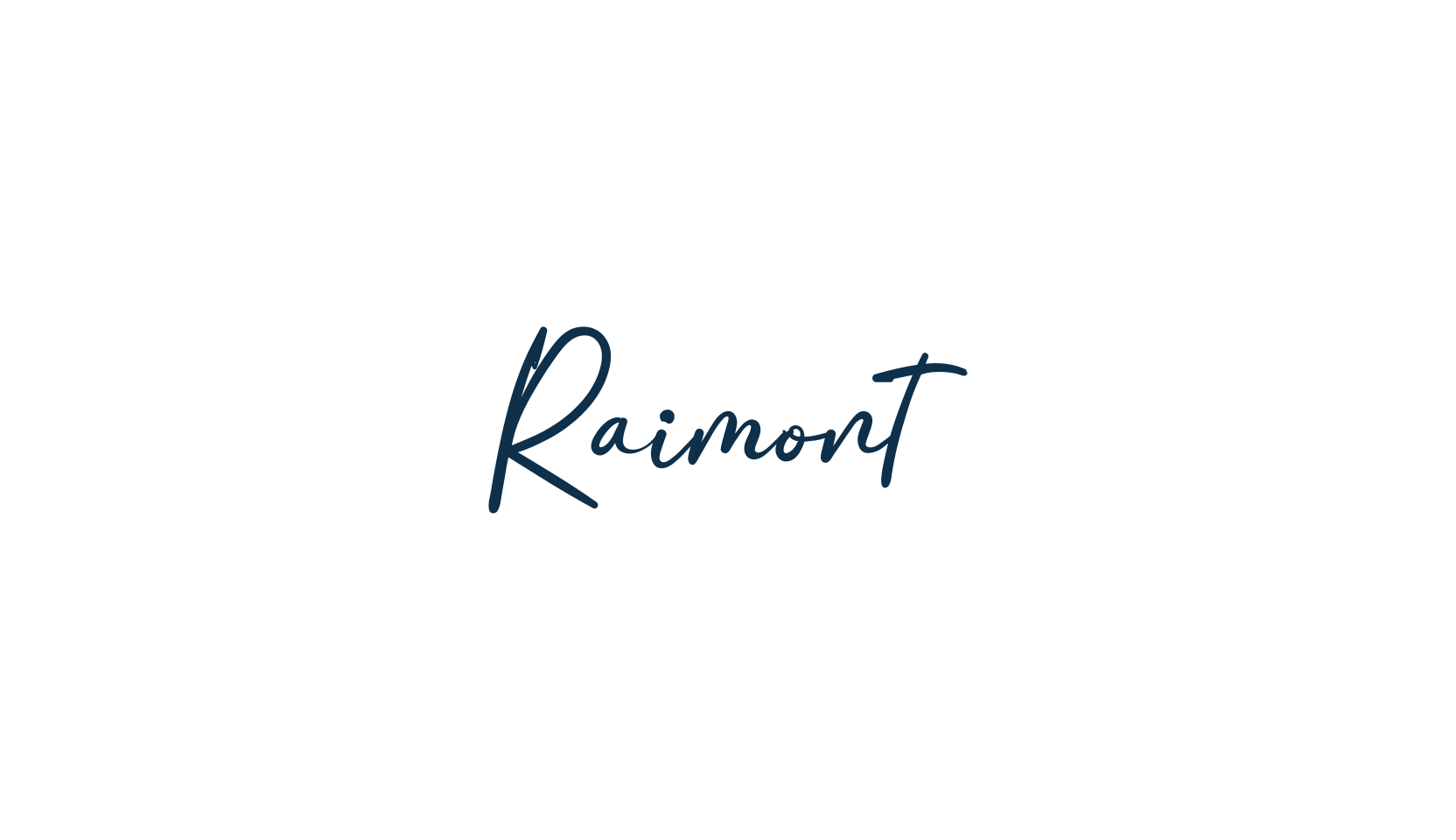 Raimont, script handwritten fancy decorative calligraphy font preview