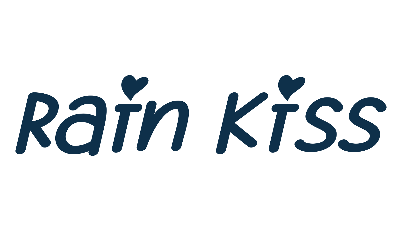 Rain Kiss, cartoon font preview