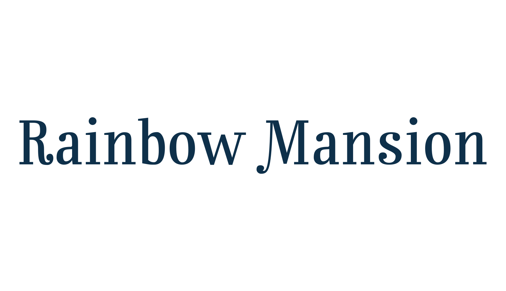 Rainbow Mansion, serif font preview