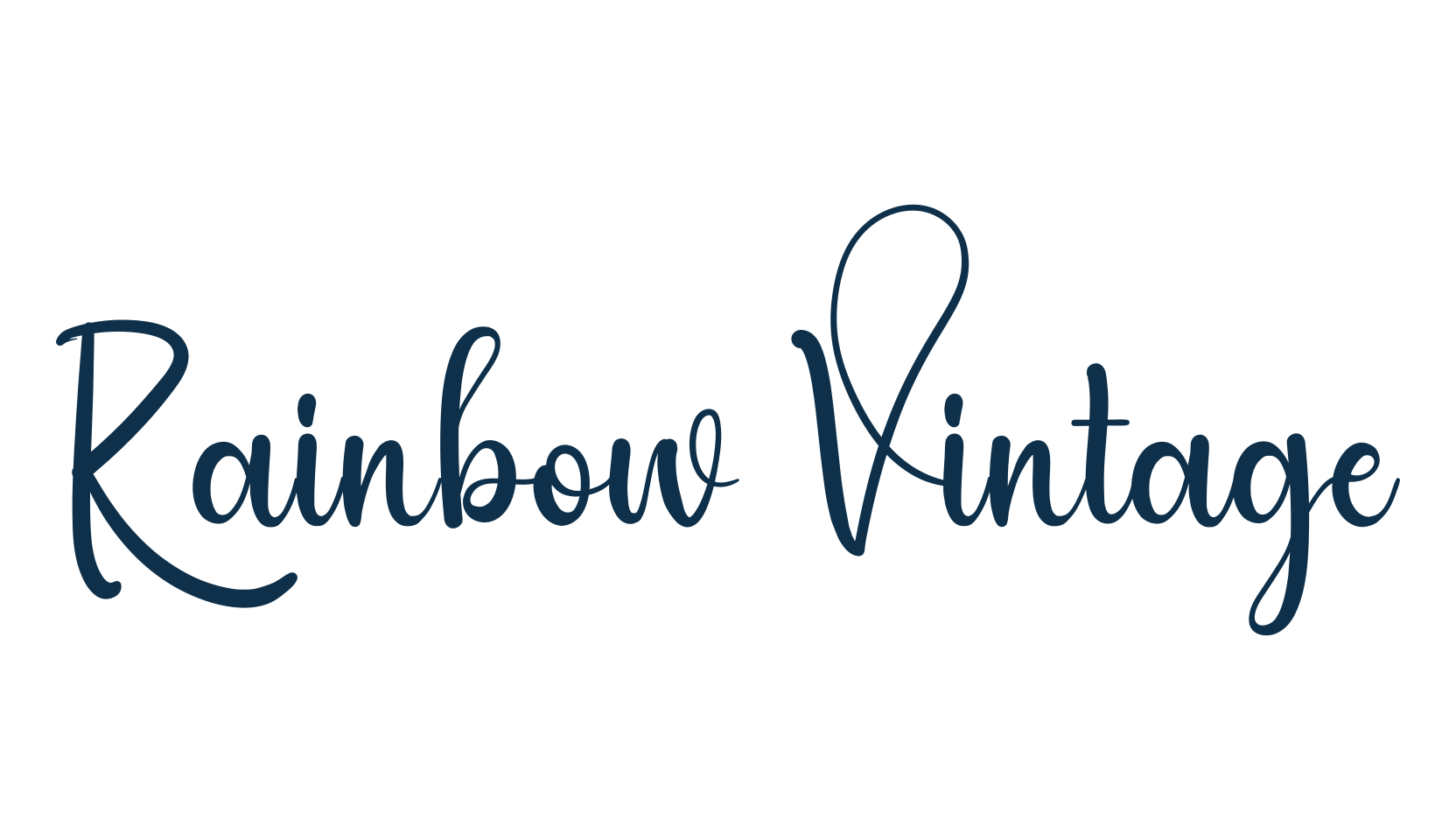 Rainbow Vintage, display market font preview