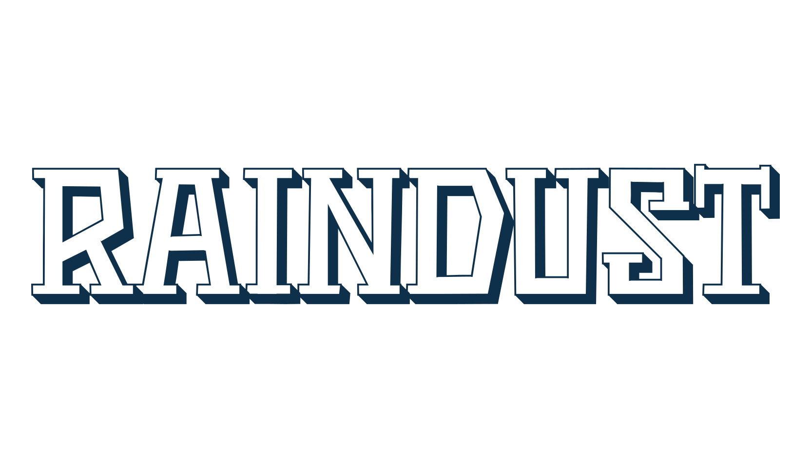 Raindust, fancy various decorative font preview