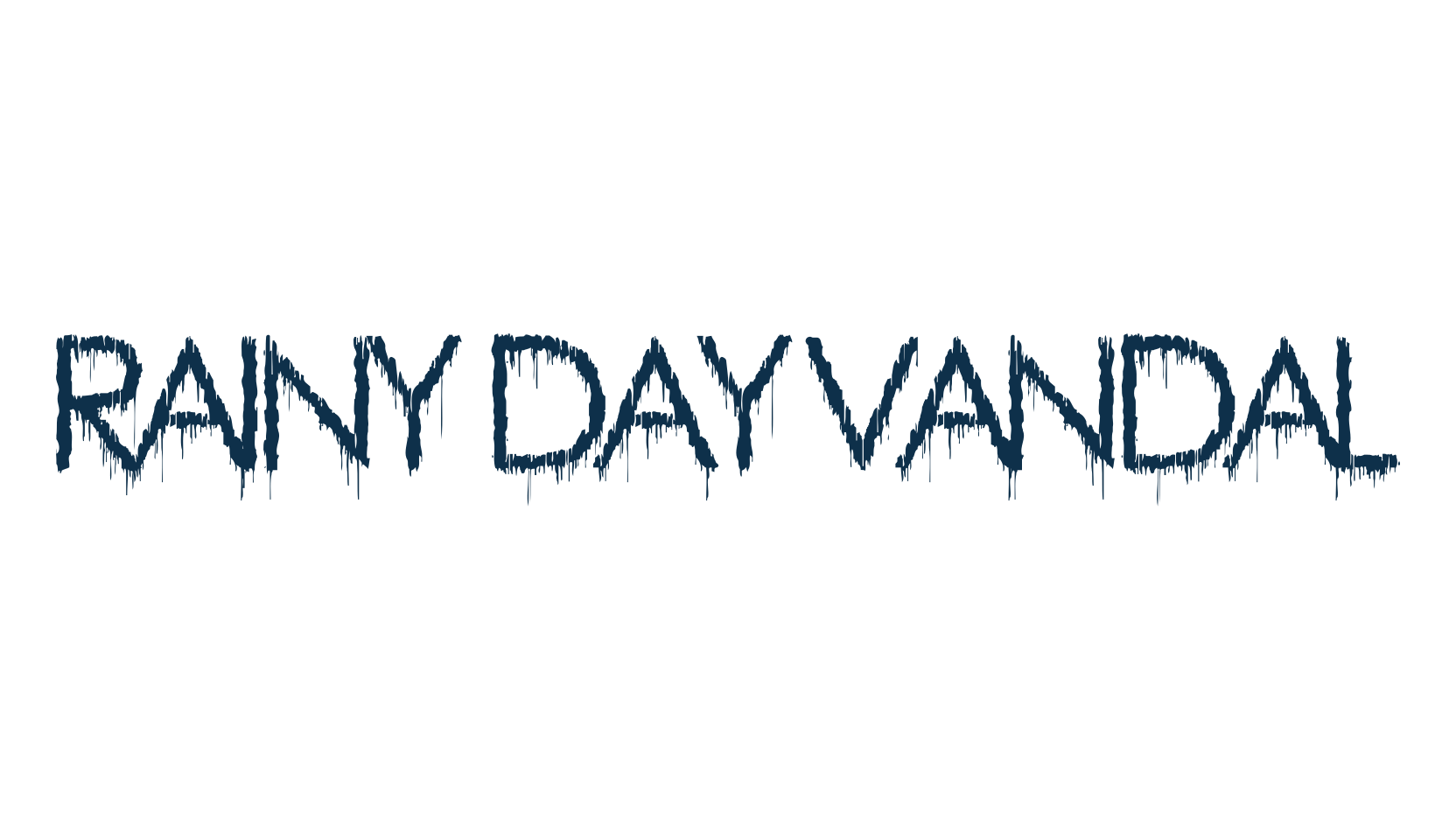 Rainy Day Vandal, halloween font preview