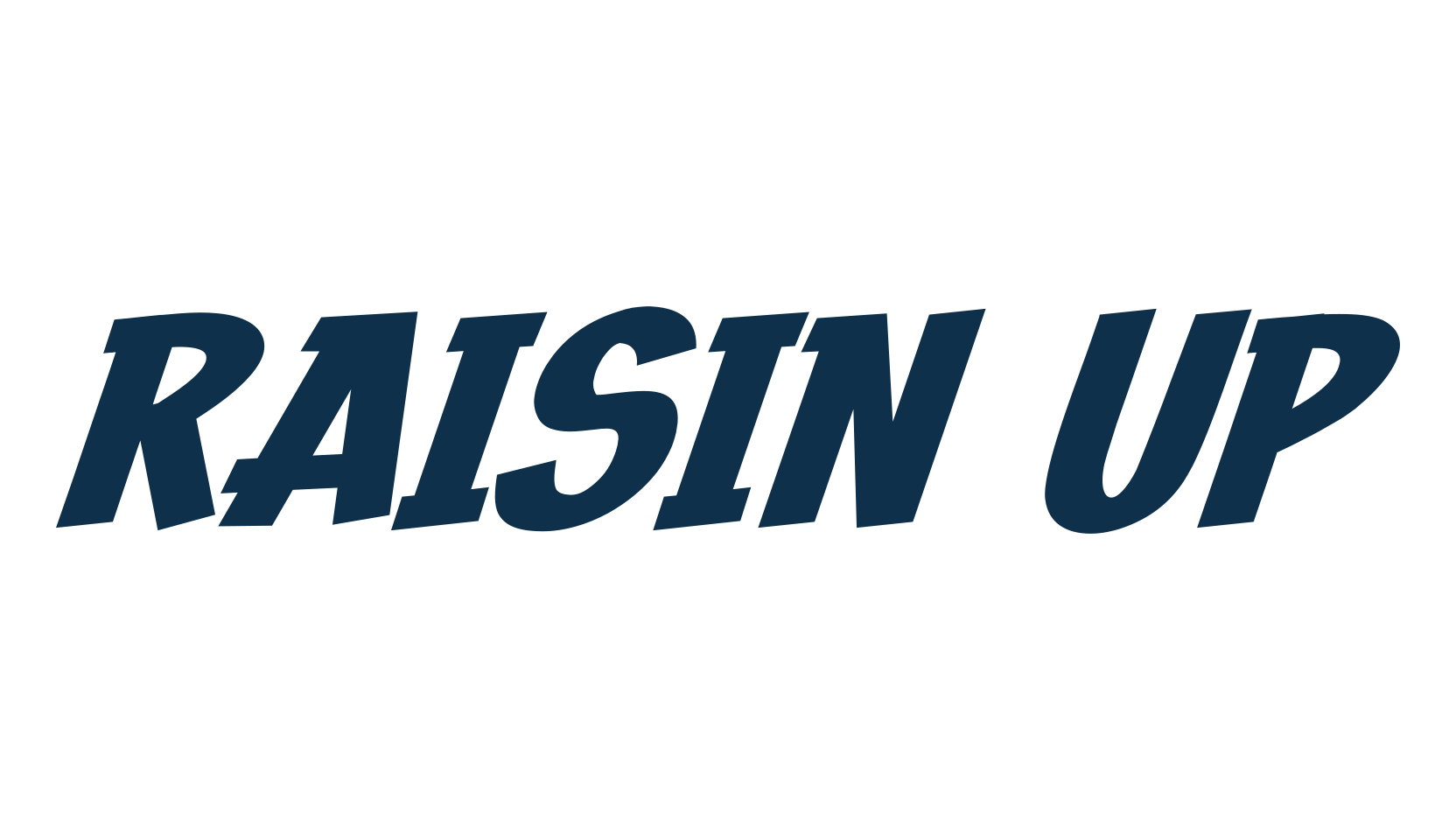 Raisin Up, cartoon font preview
