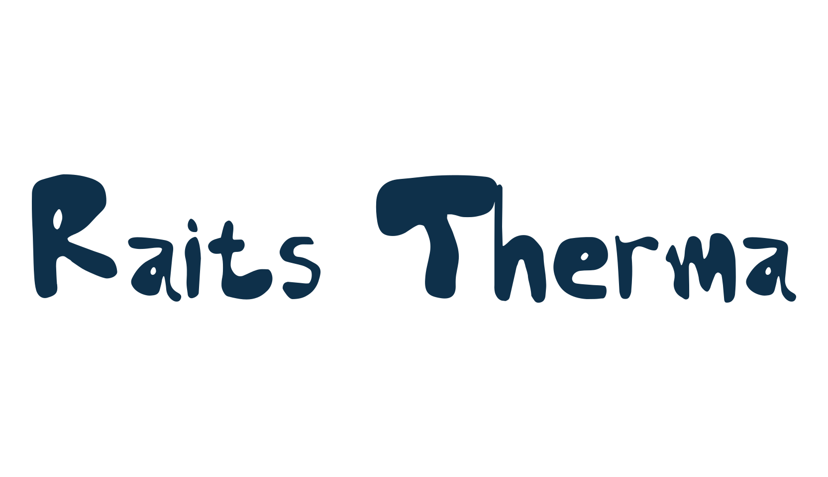 Raits Therma, fancy cartoon decorative font preview