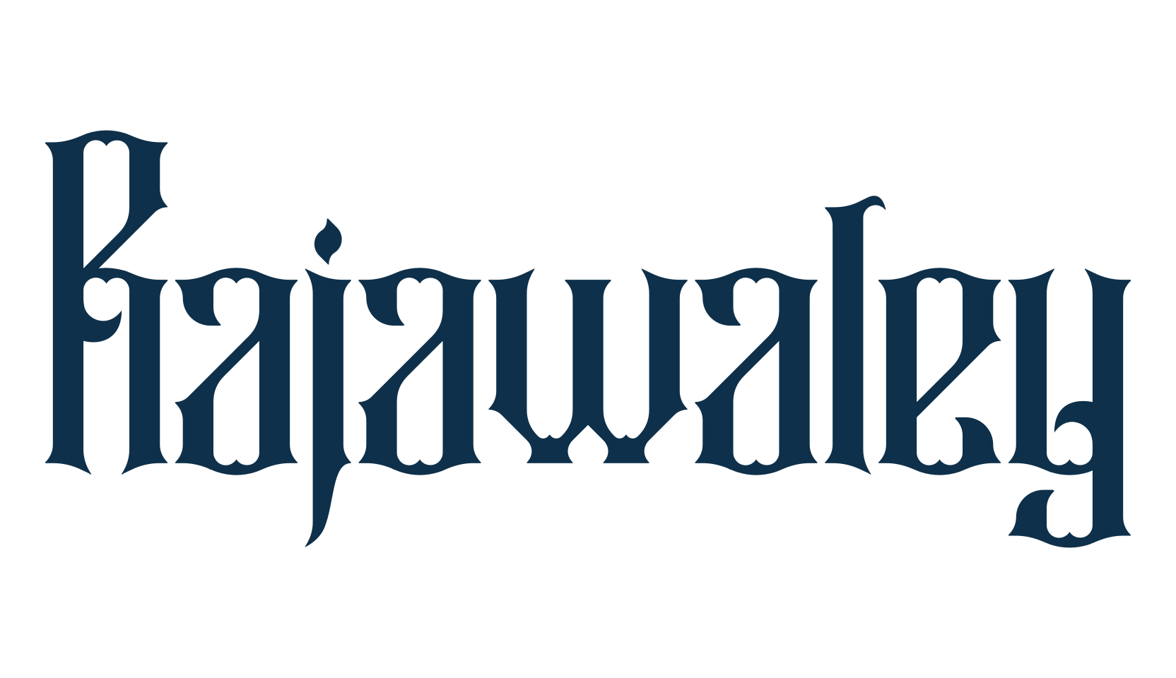 Rajawaley, western font preview