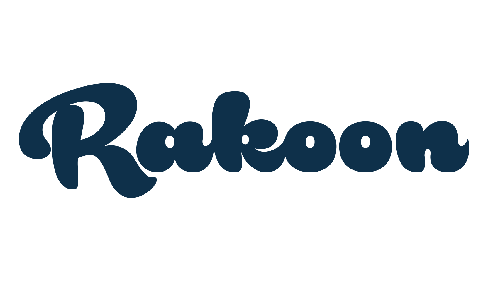 Rakoon, groovy font preview