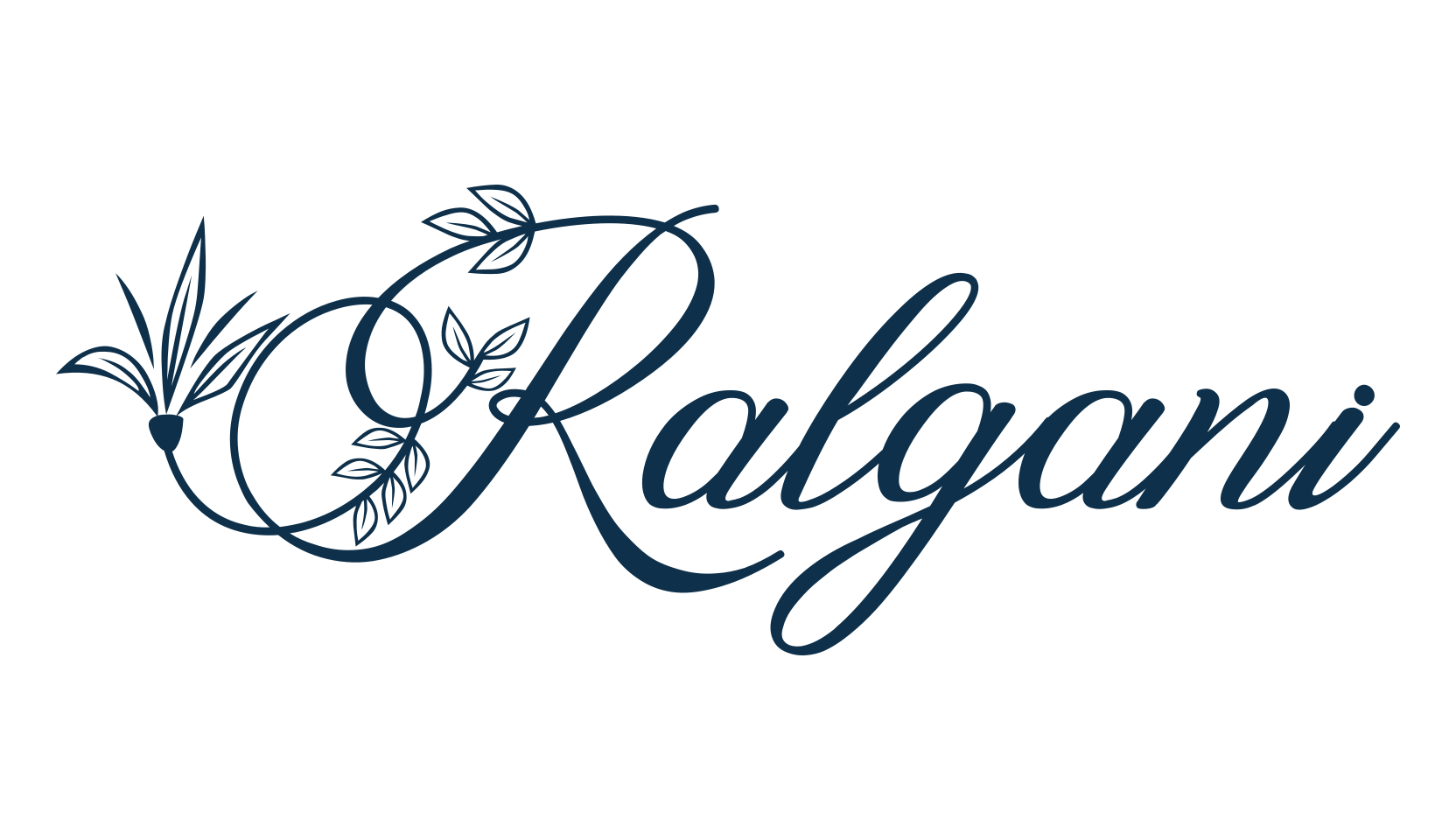 Ralgani, fancy decorative font preview