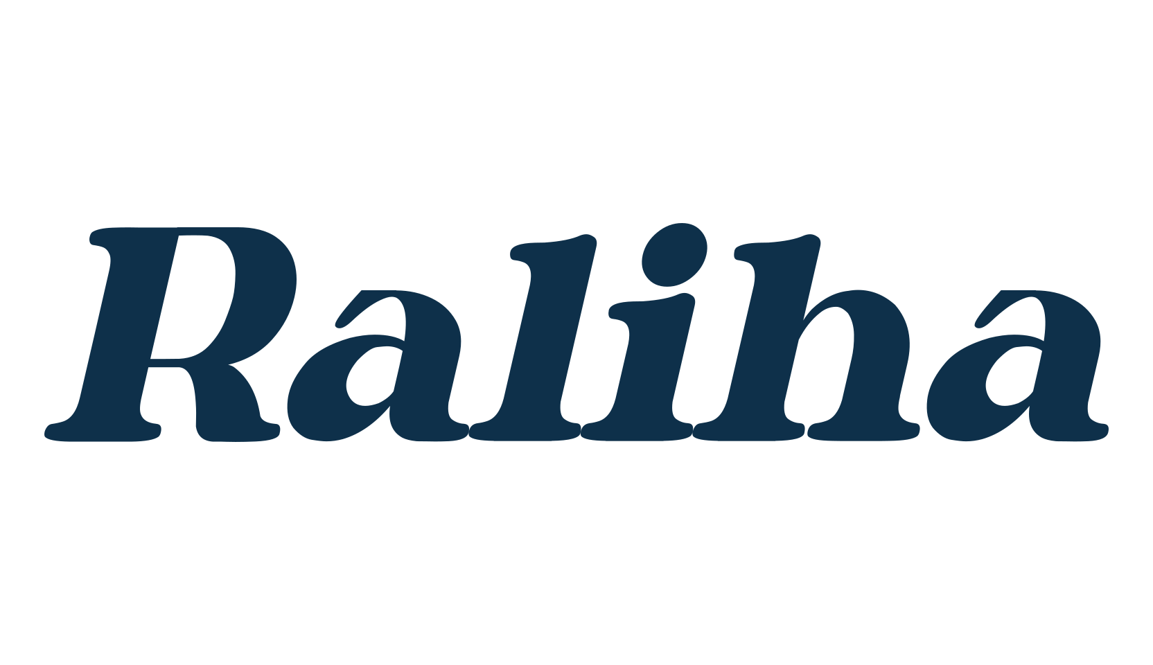 Raliha, serif font preview
