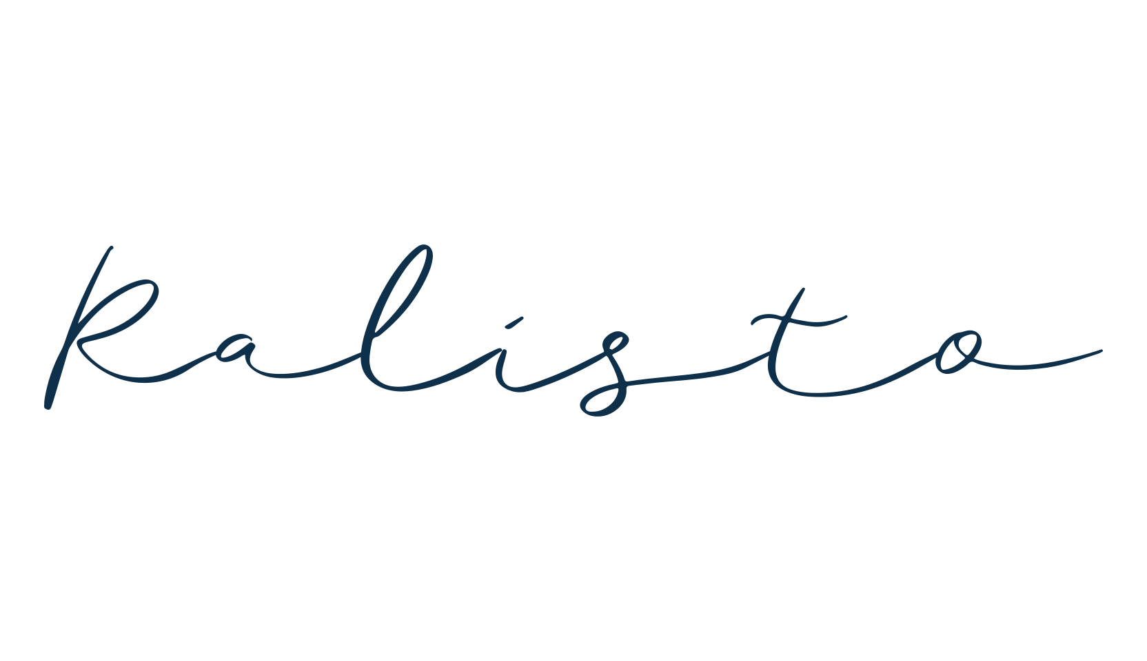 Ralisto, script handwritten fancy decorative calligraphy font preview
