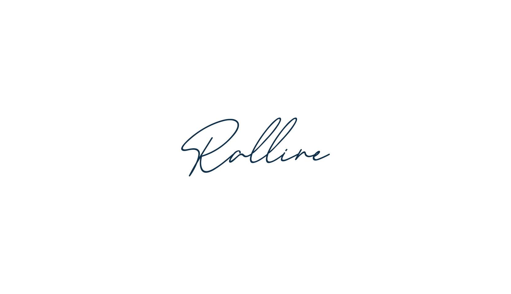 Ralline, handwriting font preview