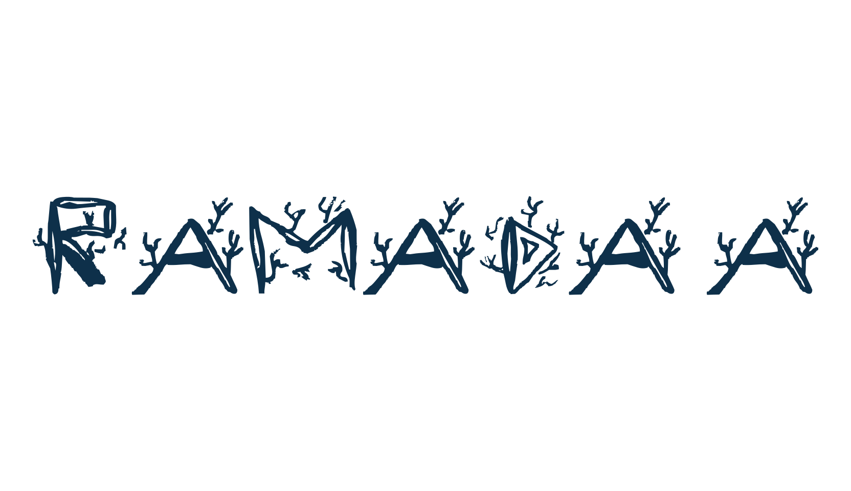 Ramada 1, decorative font preview