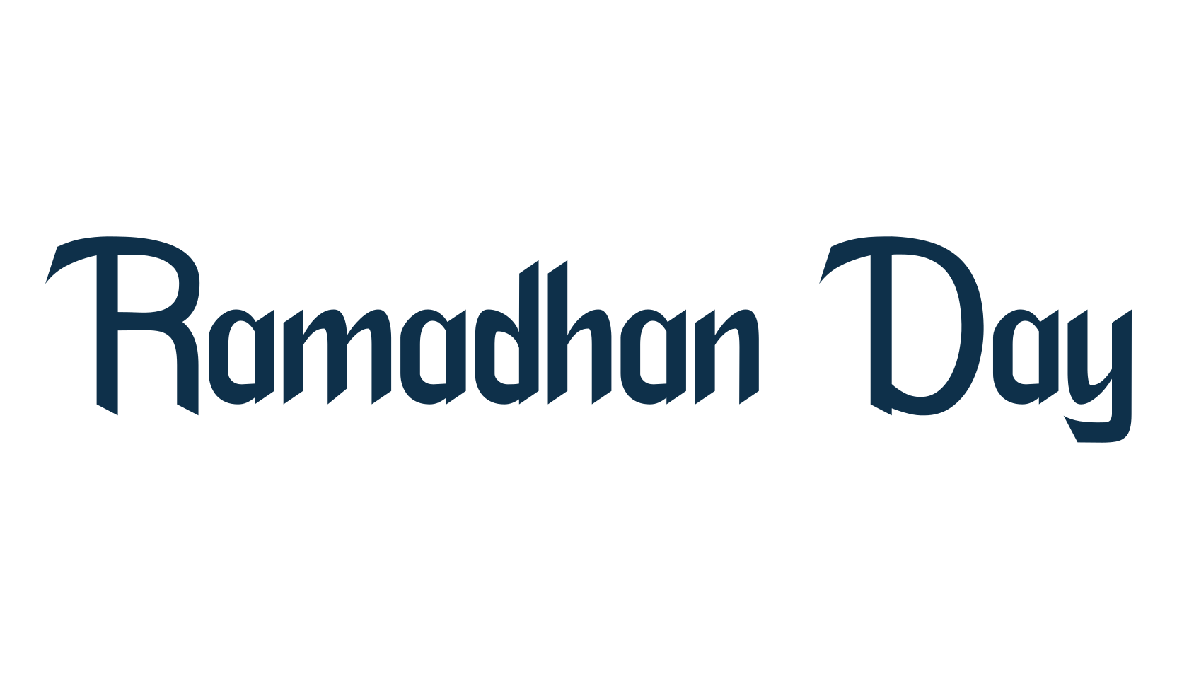 Ramadhan Day, foreign look arabic font preview