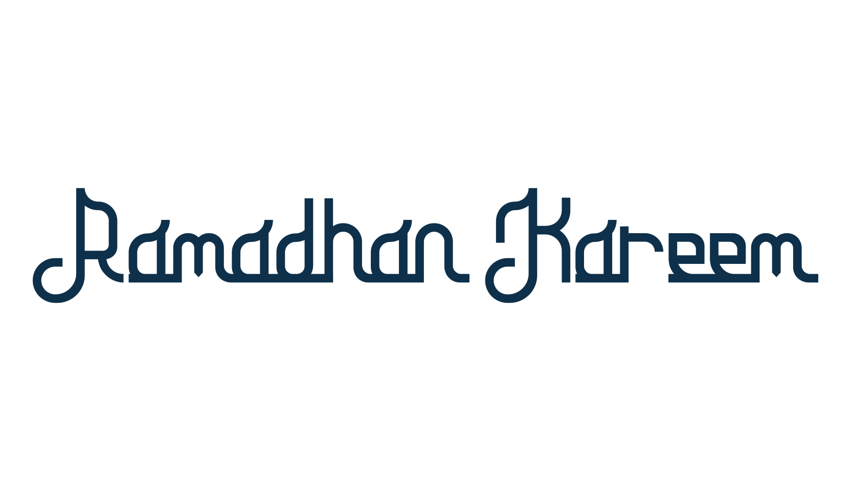Ramadhan Kareem, foreign look arabic font preview