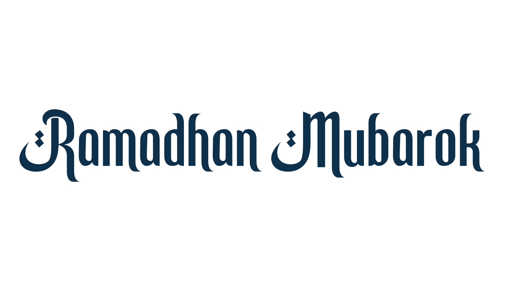 Ramadhan Mubarok, foreign look arabic font preview
