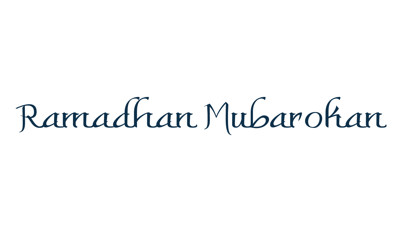 Ramadhan Mubarokan, arabic font preview