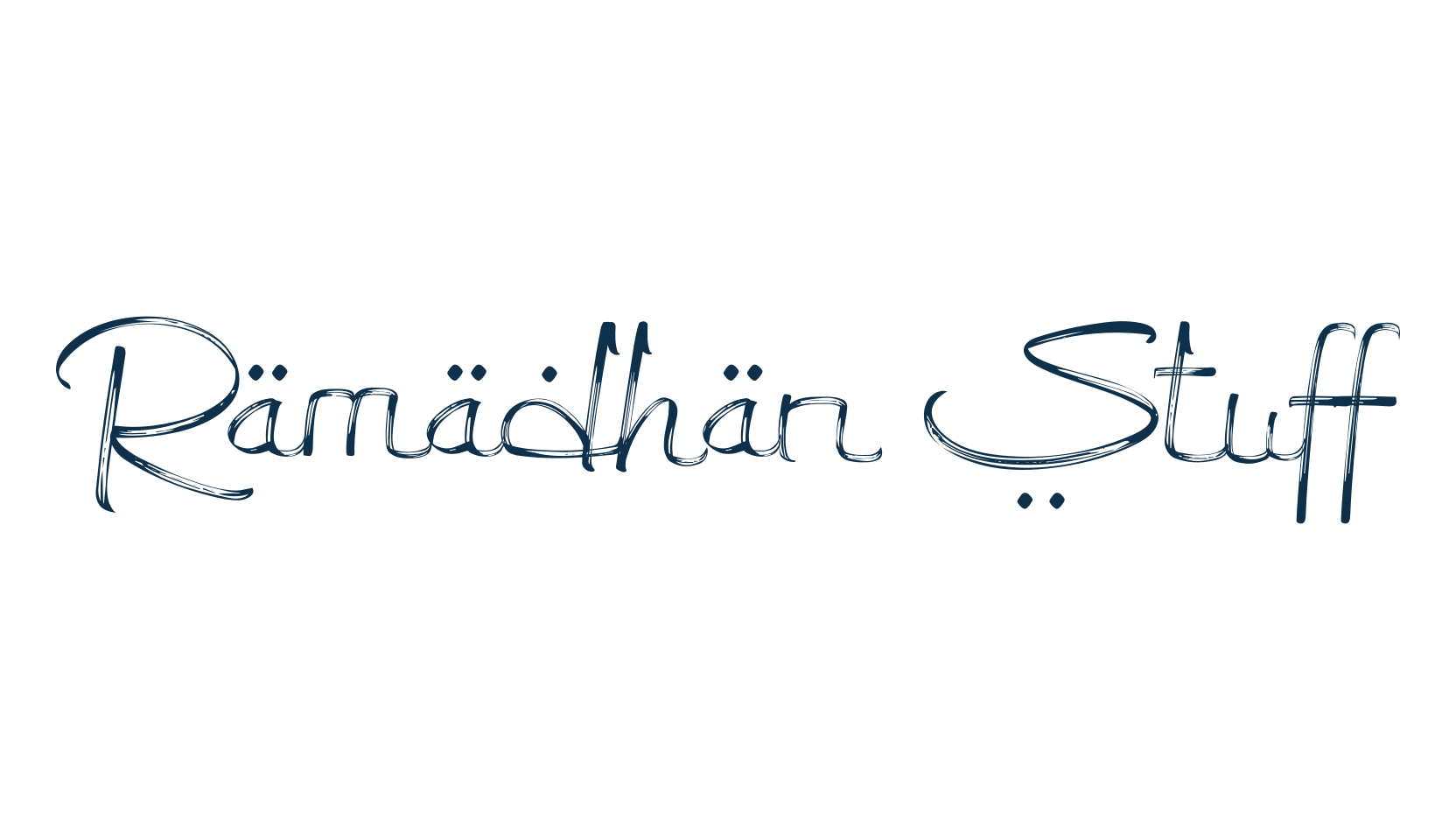 Ramadhan Stuff, arabic font preview
