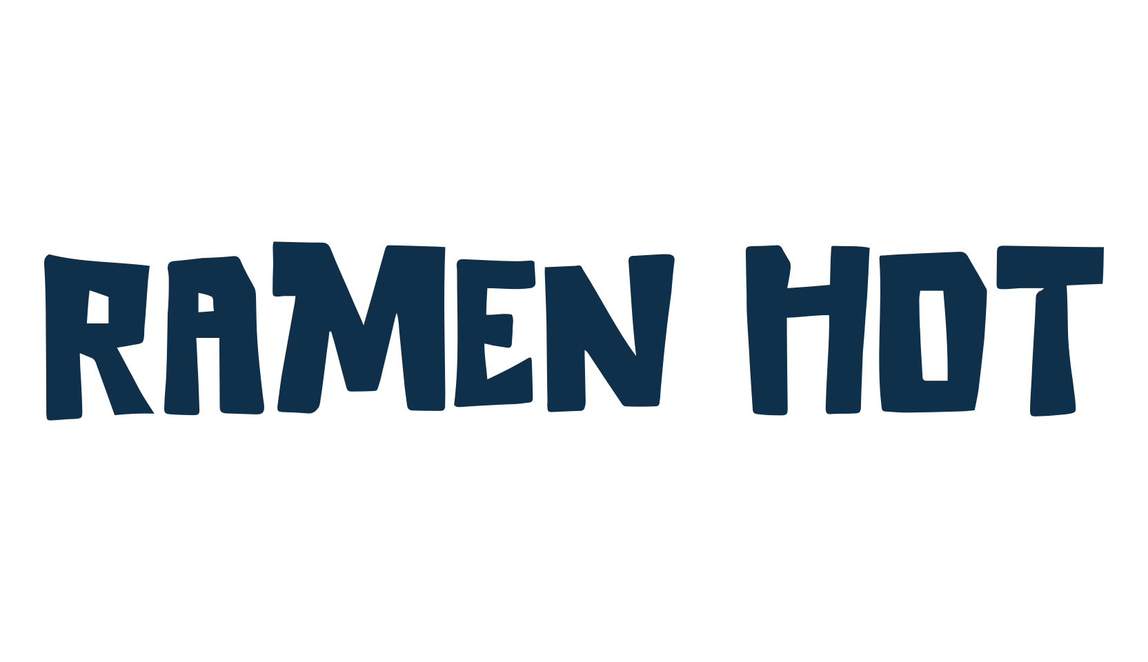 Ramen Hot, various font preview