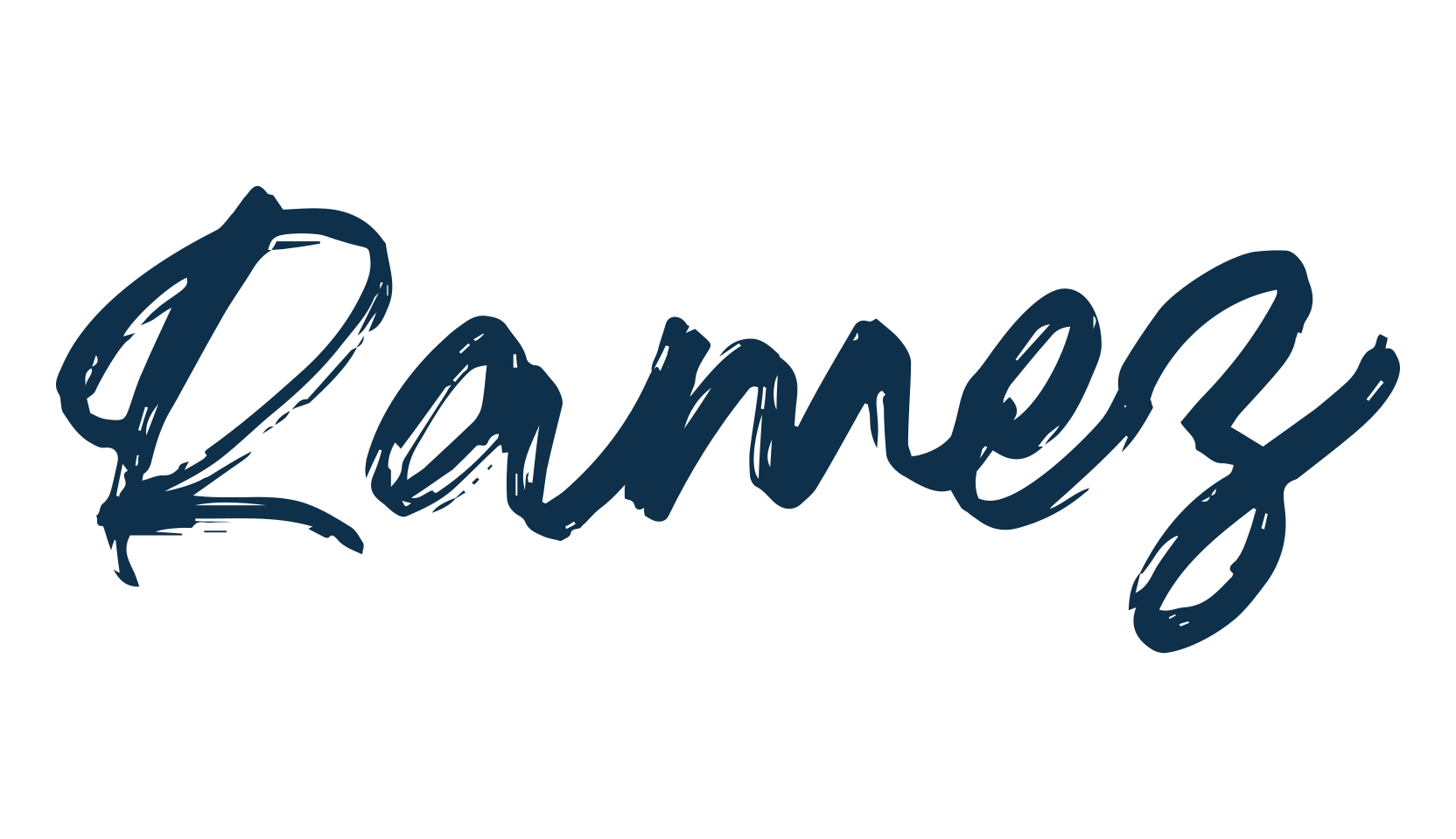 Ramez, script brush fancy decorative calligraphy font preview