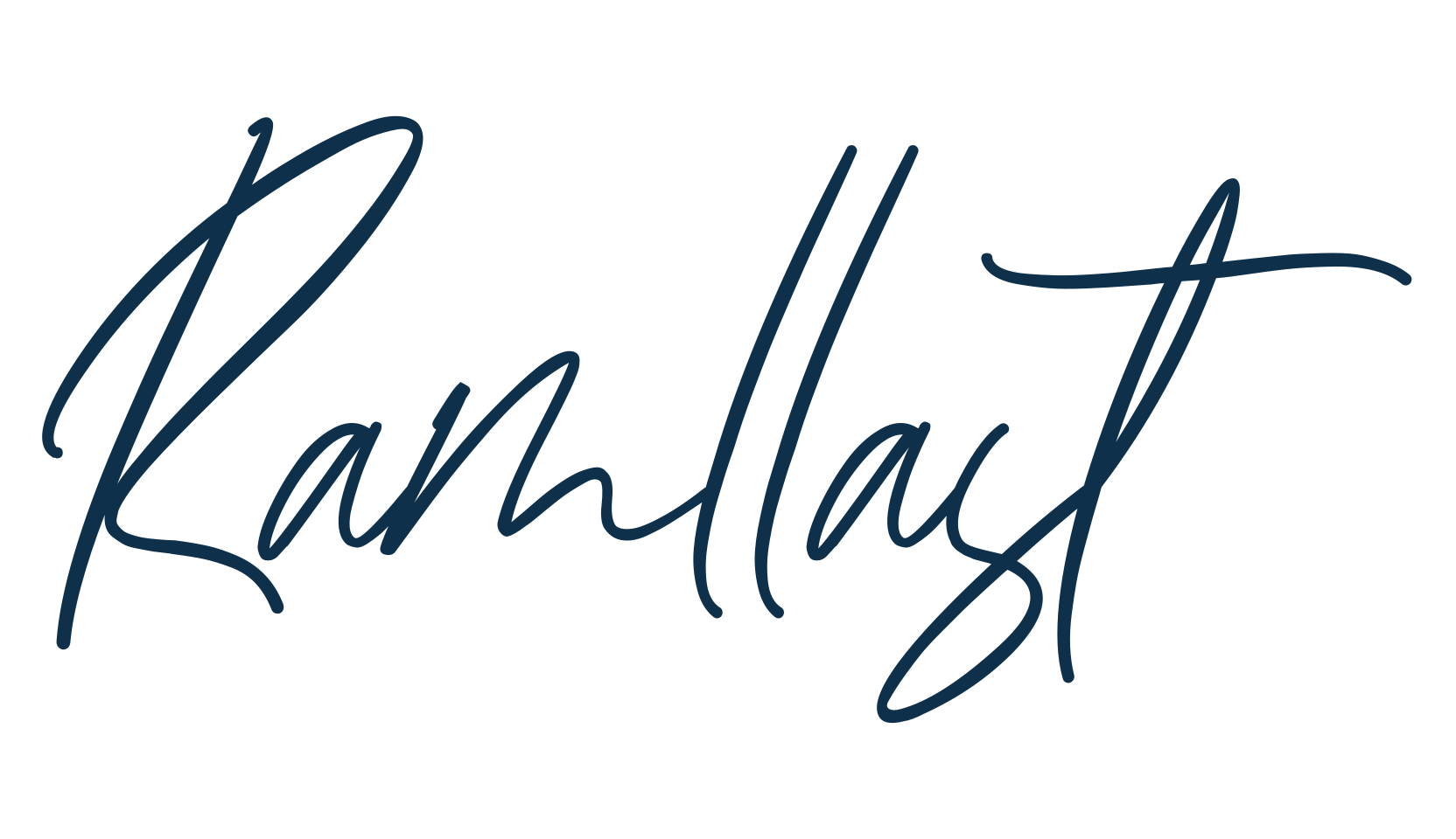 Ramllast, handwriting font preview