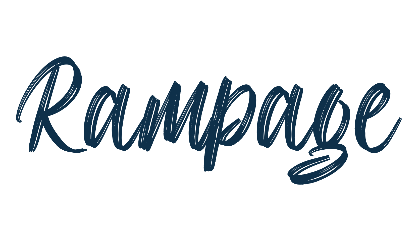 Rampage (rampage-2), script brush fancy decorative calligraphy font preview