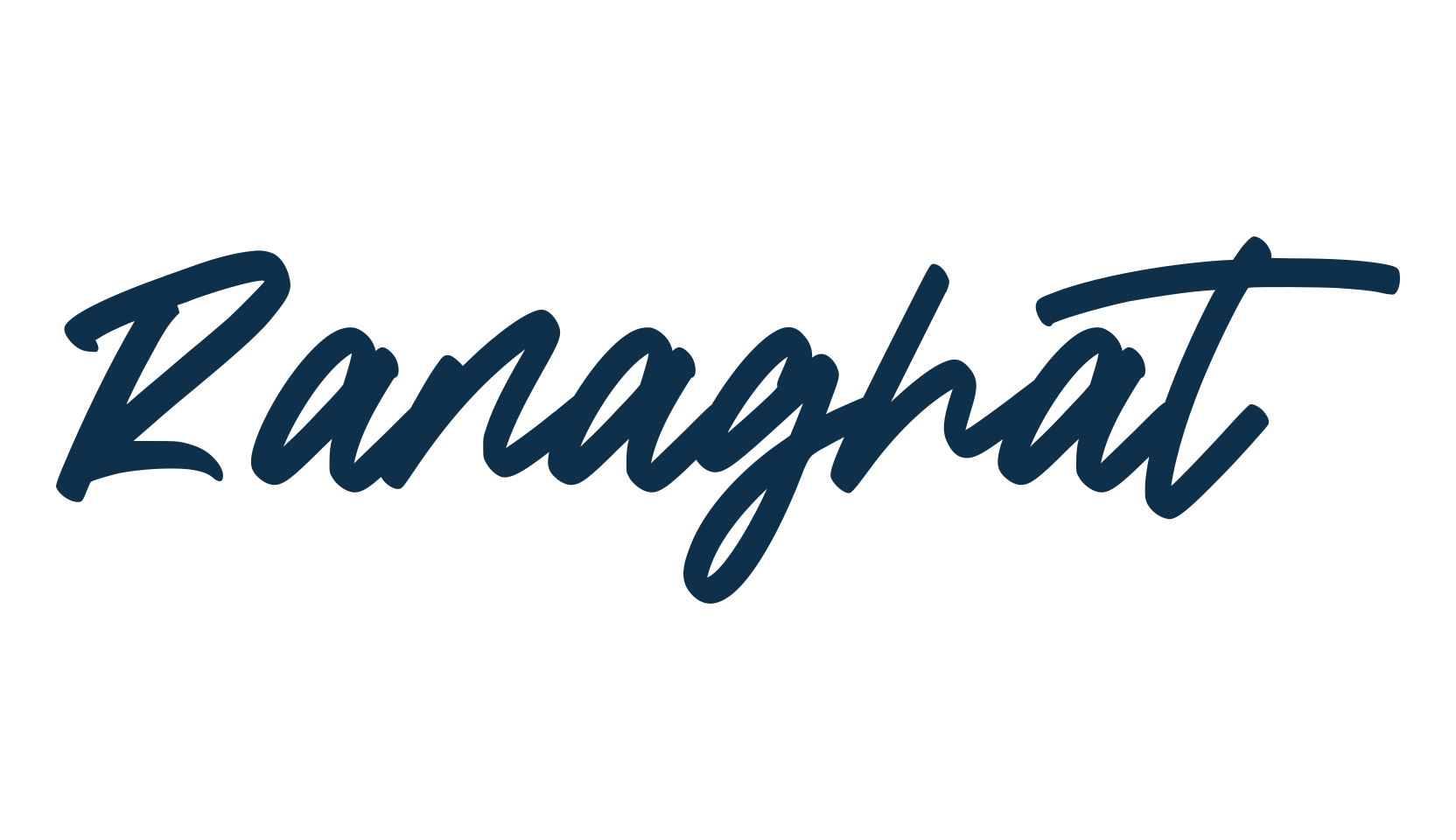 Ranaghat, handwriting font preview