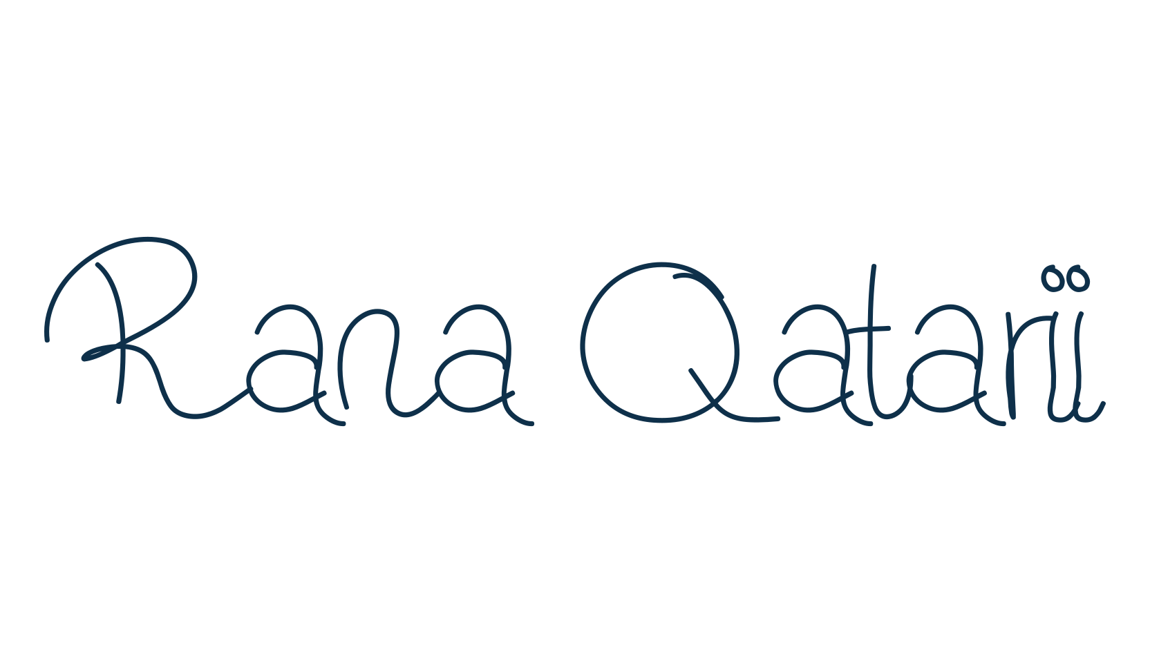 Rana Qatarii, various font preview