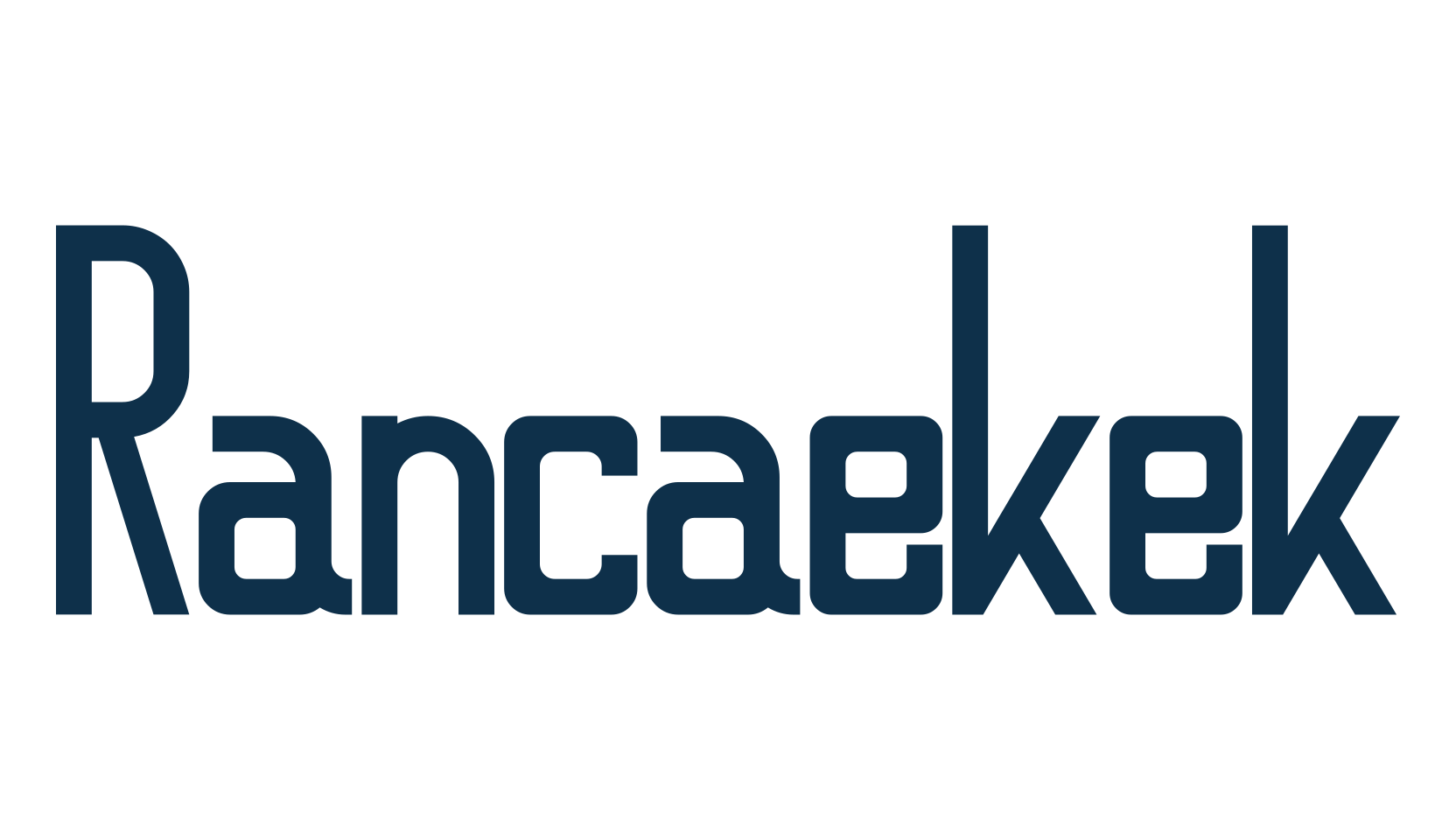 Rancaekek, basic sans serif font preview
