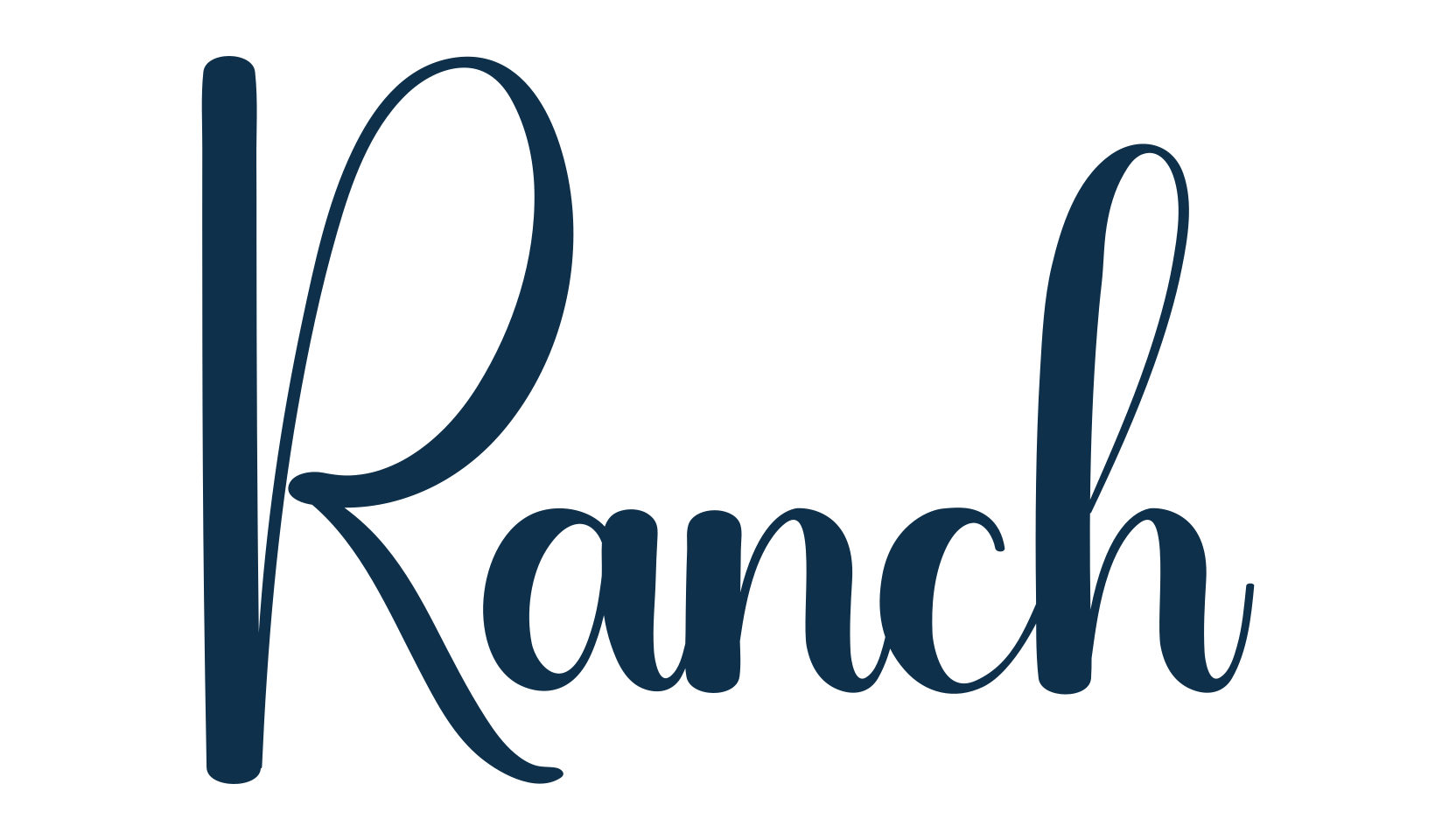 Ranch, fancy decorative font preview