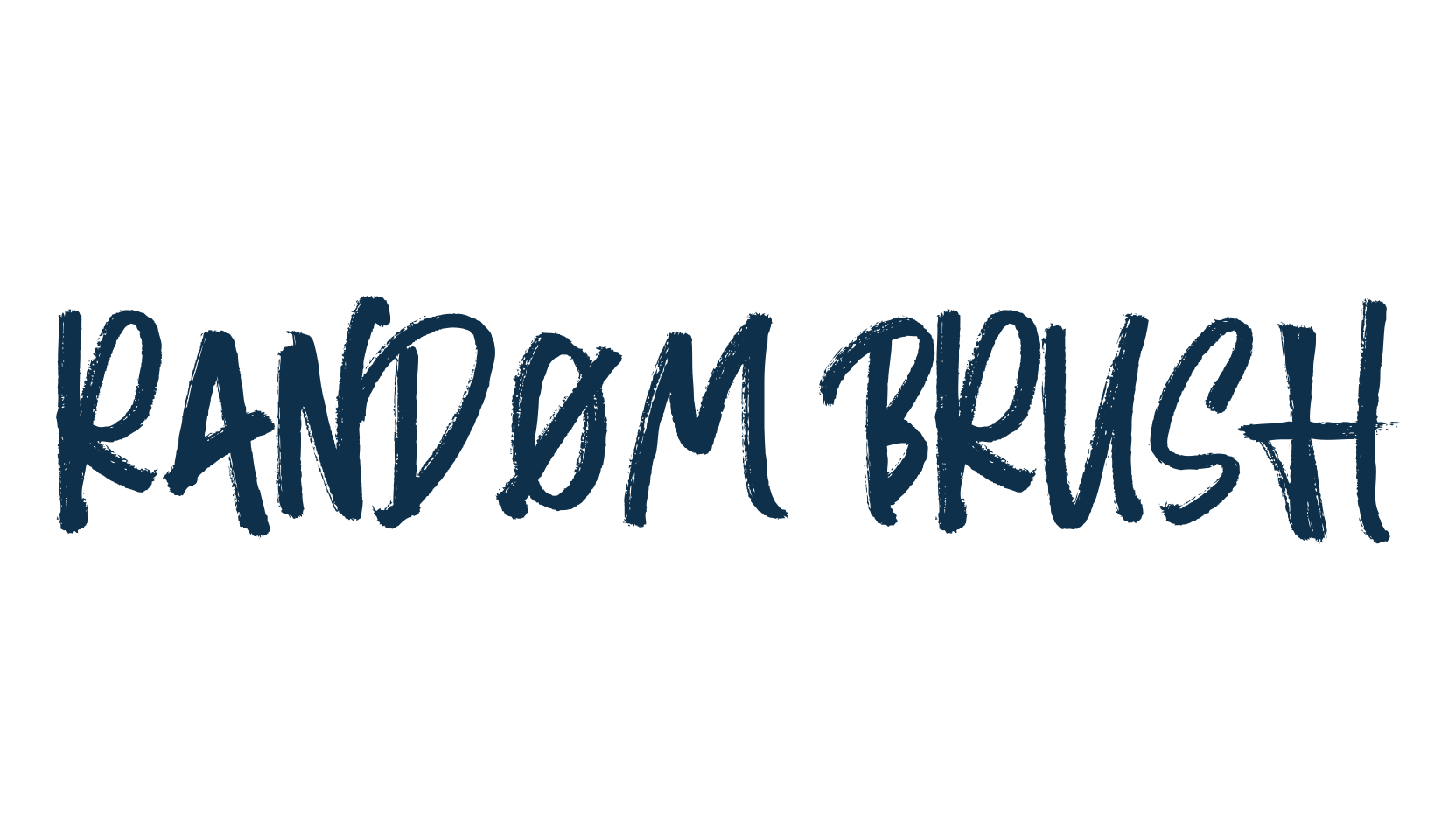 Random Brush, script brush fancy decorative calligraphy font preview