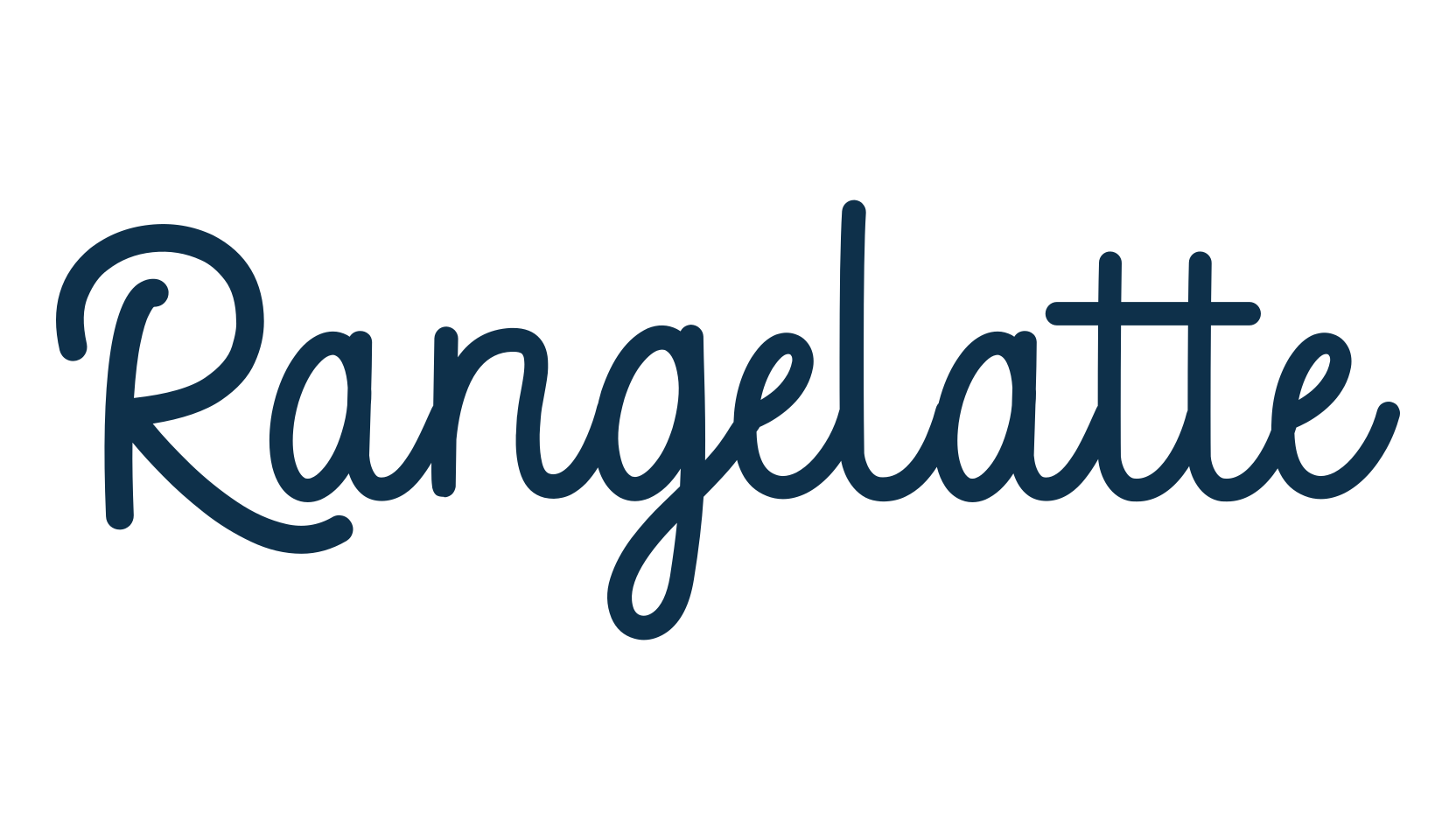 Rangelatte, fancy decorative font preview