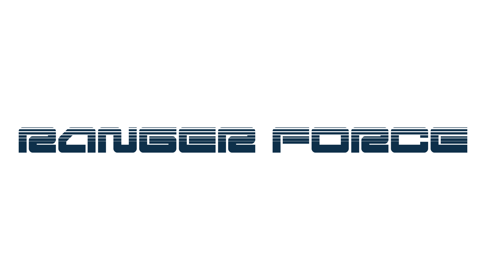 Ranger Force, sci-fi font preview