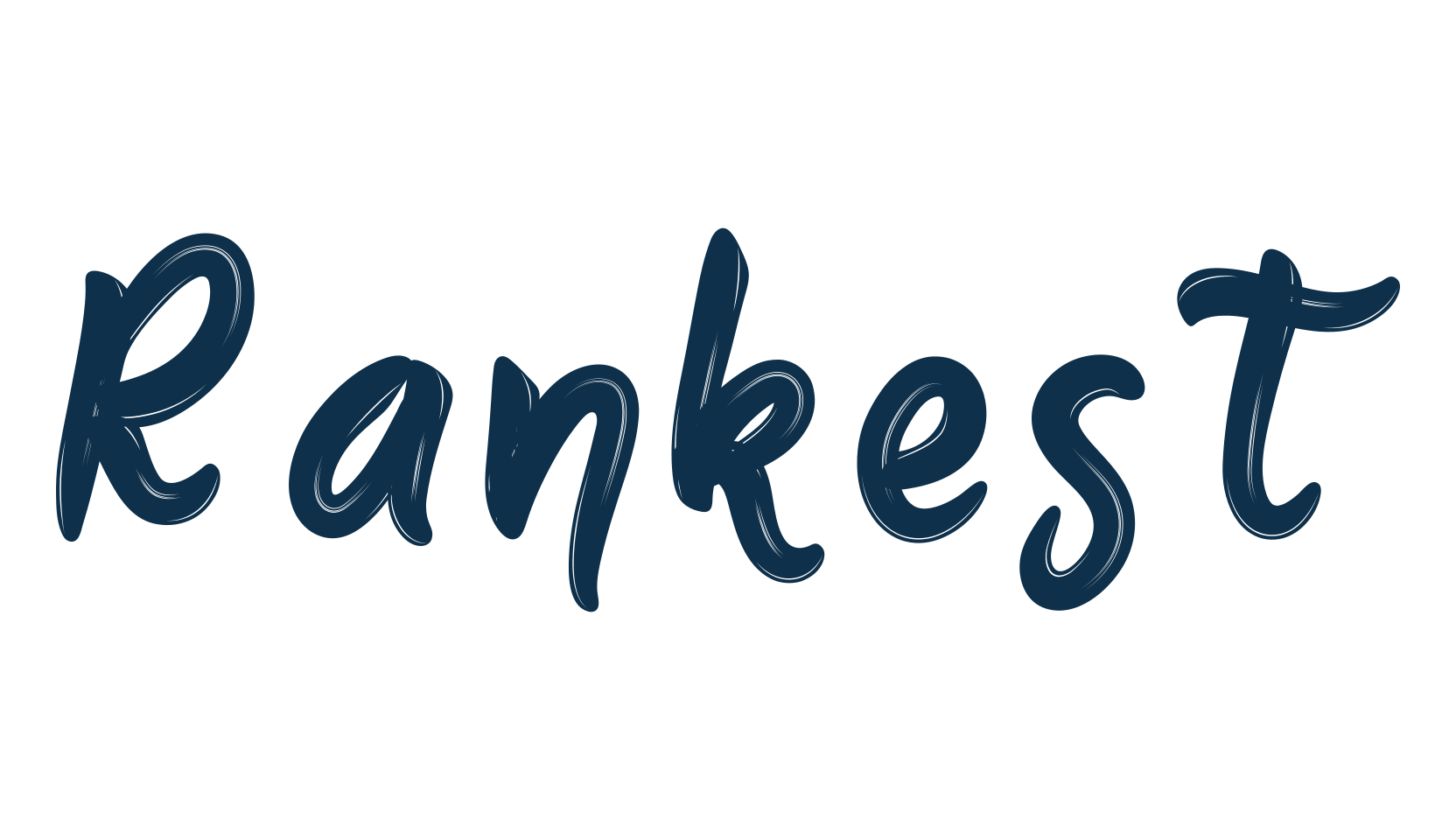 Rankest, brush font preview