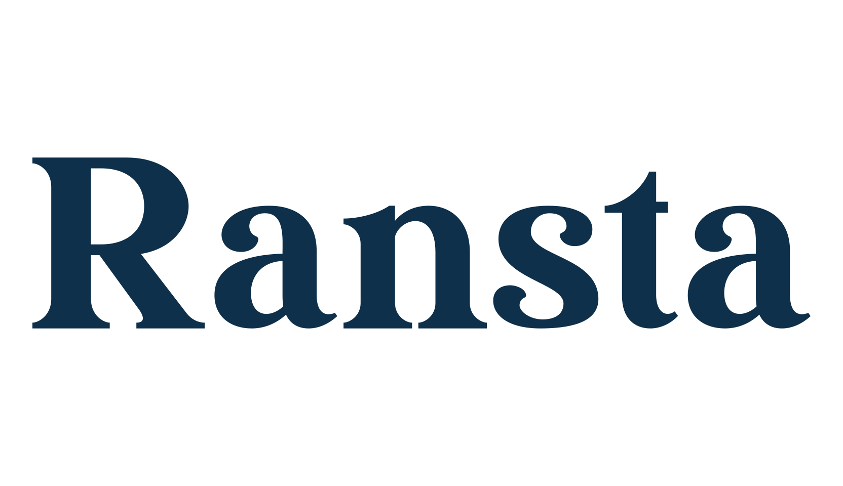 Ransta, basic serif font preview