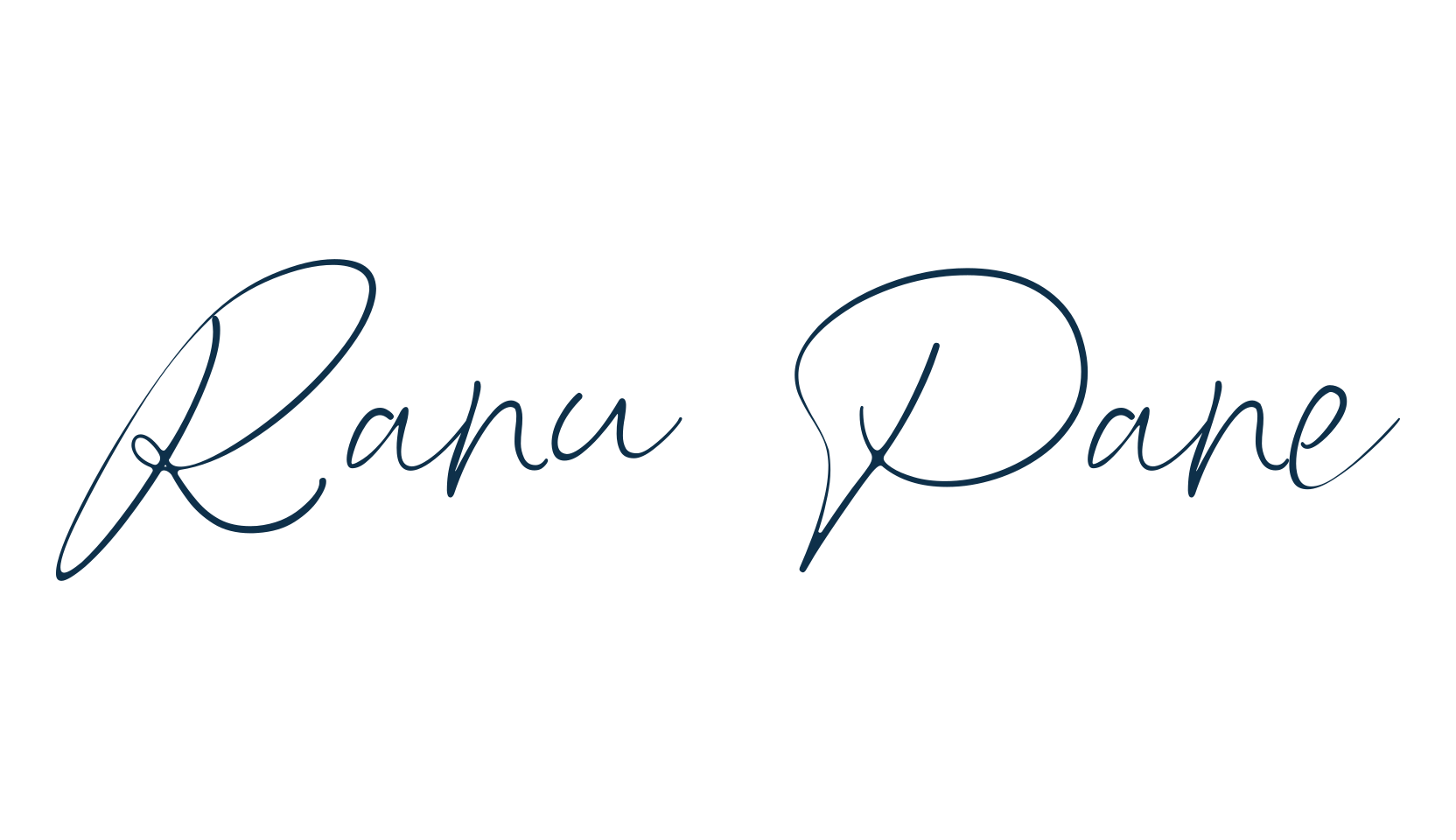 Ranu Pane, handwriting font preview