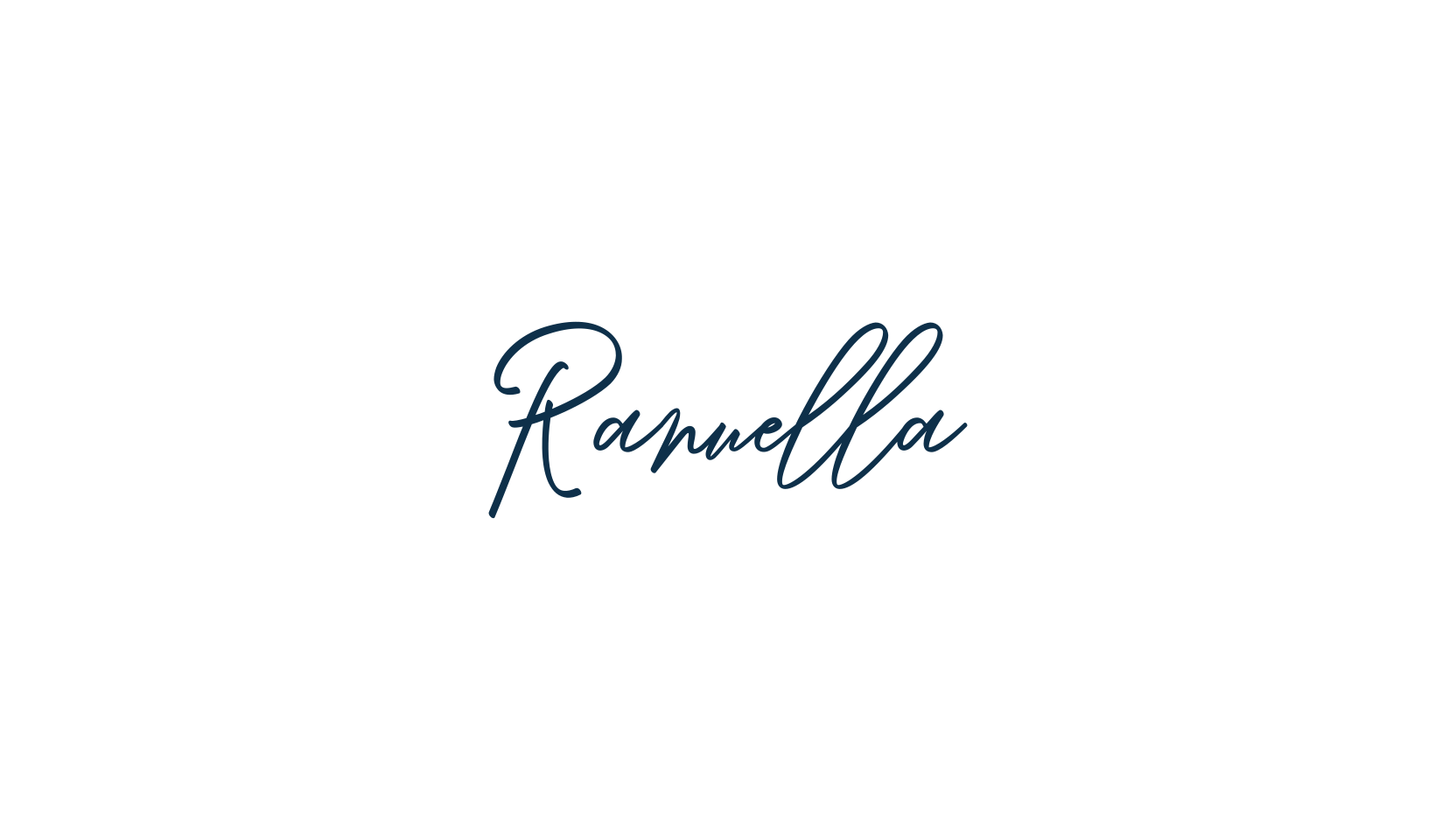 Ranuella, script handwritten fancy decorative calligraphy font preview
