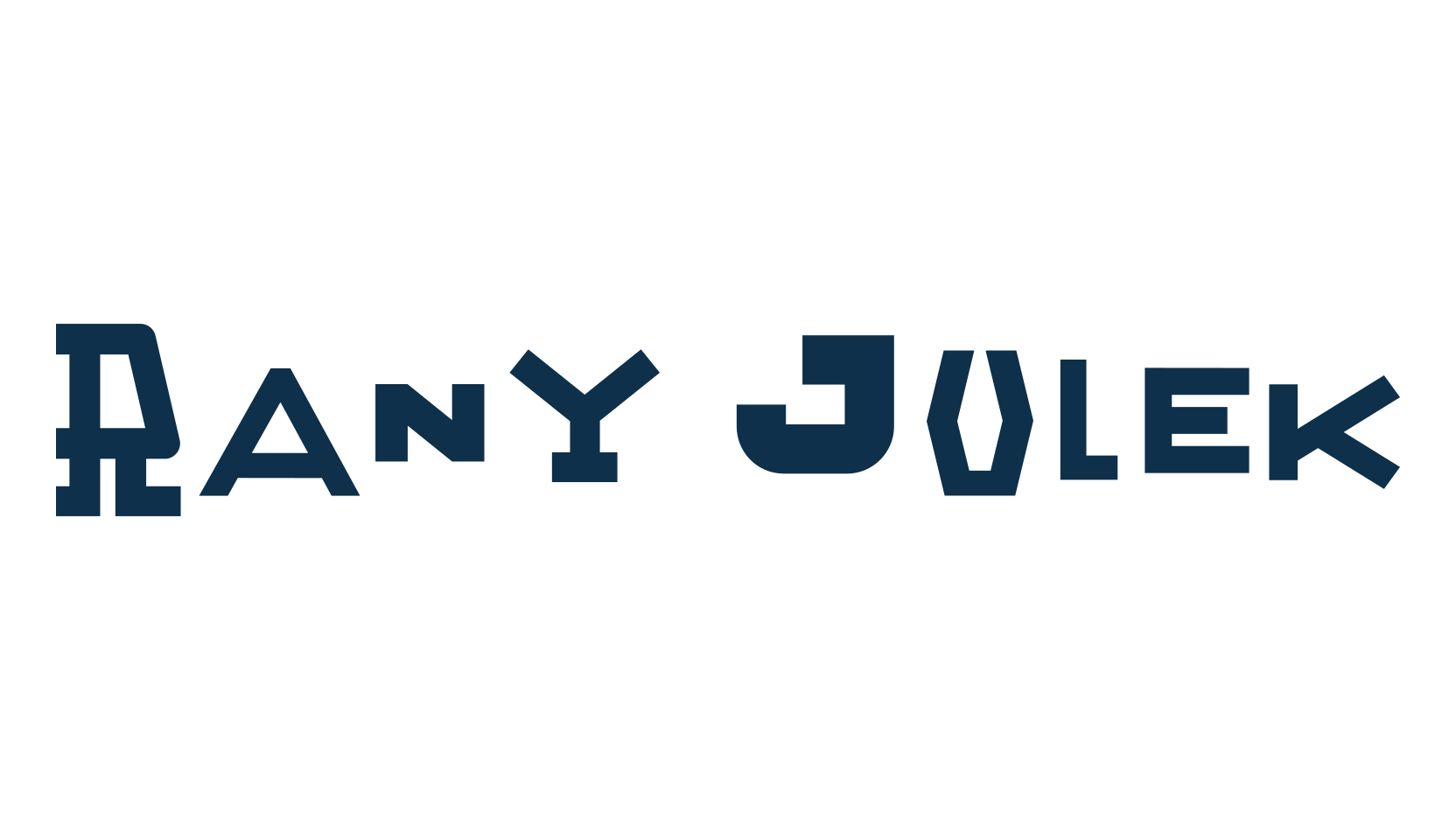 Rany Julek, distorted font preview