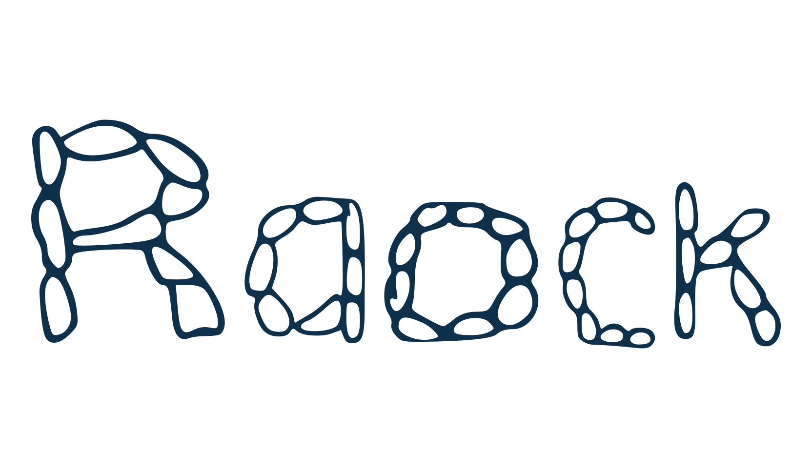 Raock, decorative font preview