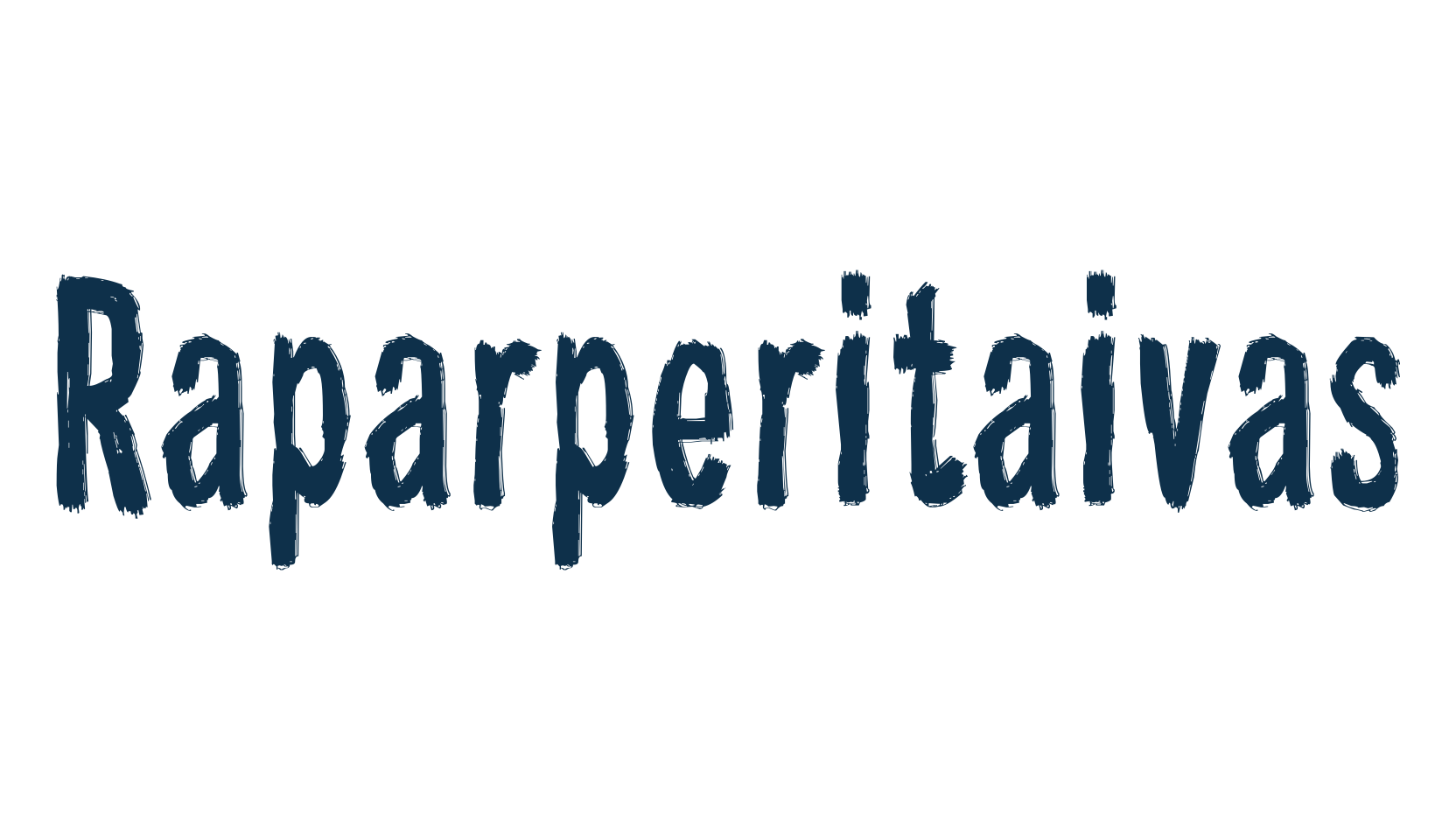 Raparperitaivas, eroded font preview