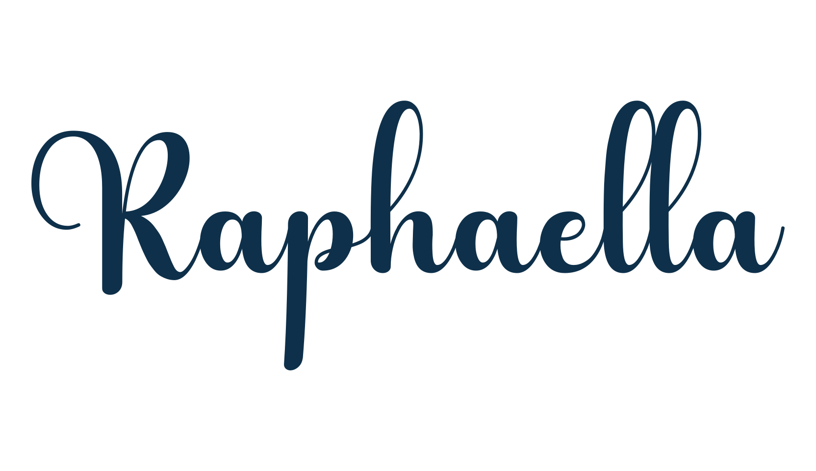 Raphaella, fancy various decorative script calligraphy font preview