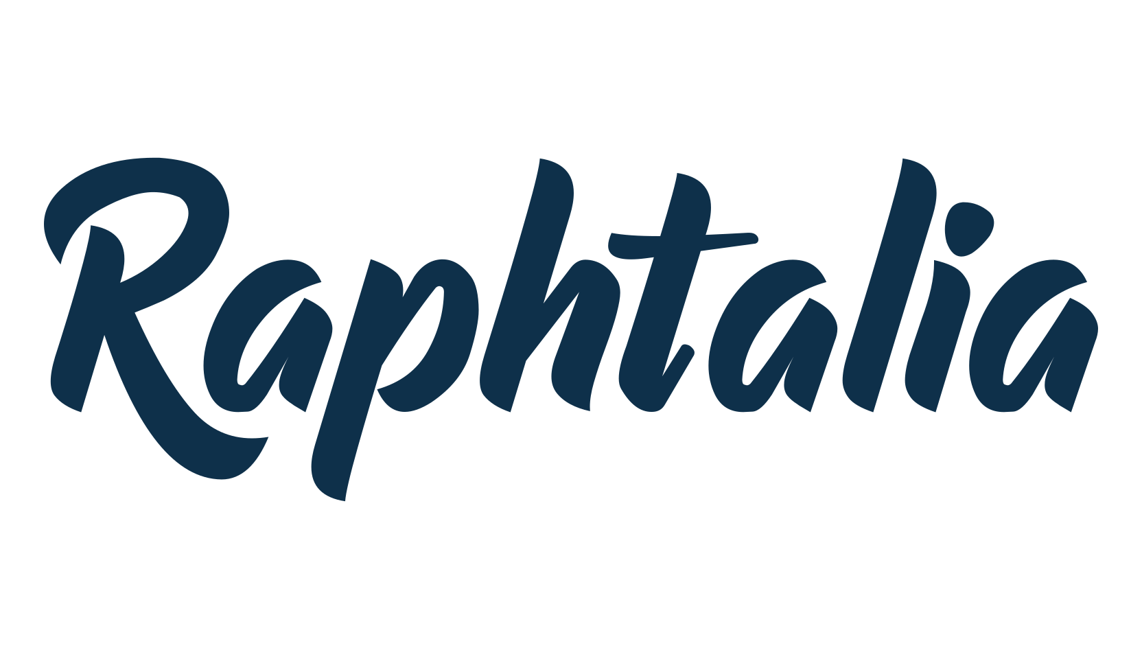 Raphtalia, script brush fancy decorative calligraphy font preview