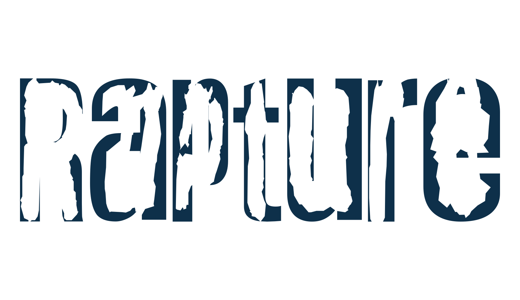 Rapture, fancy destroy decorative font preview