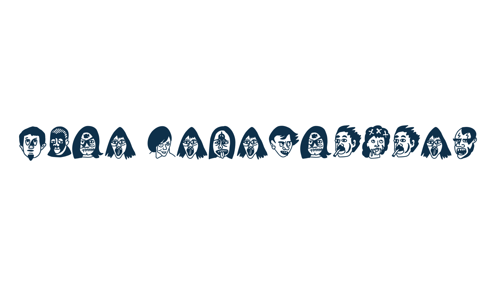 Rare Celebrities, fancy decorative font preview
