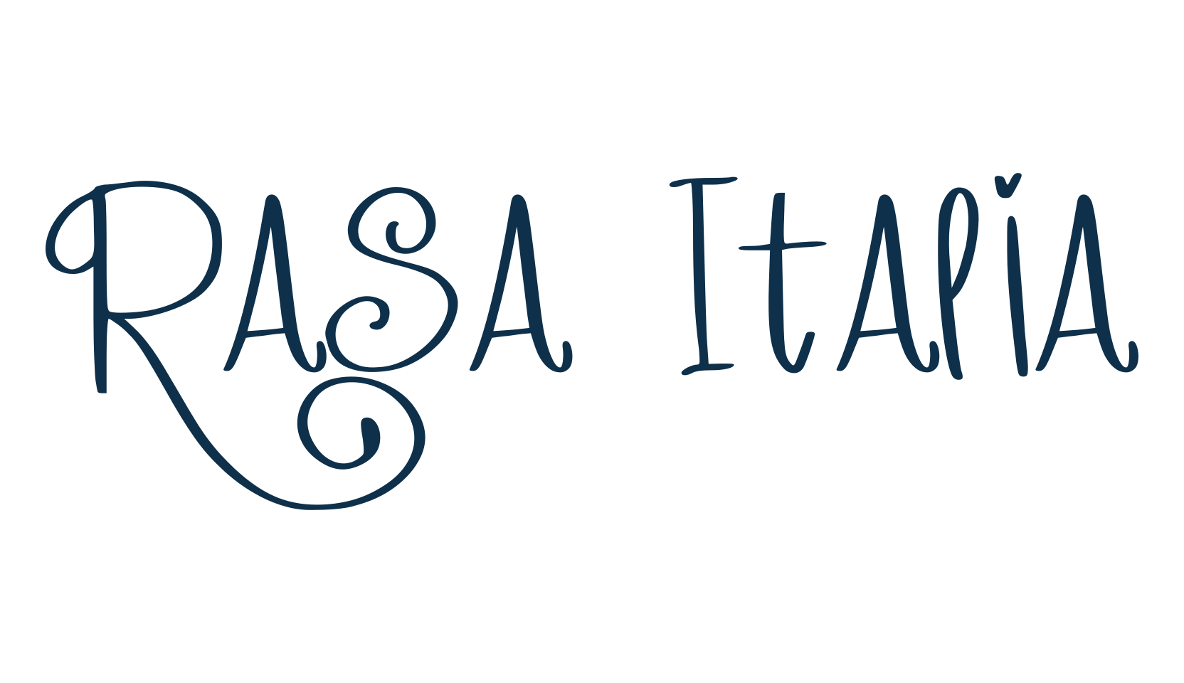 Rasa Italia, fancy various decorative script calligraphy font preview