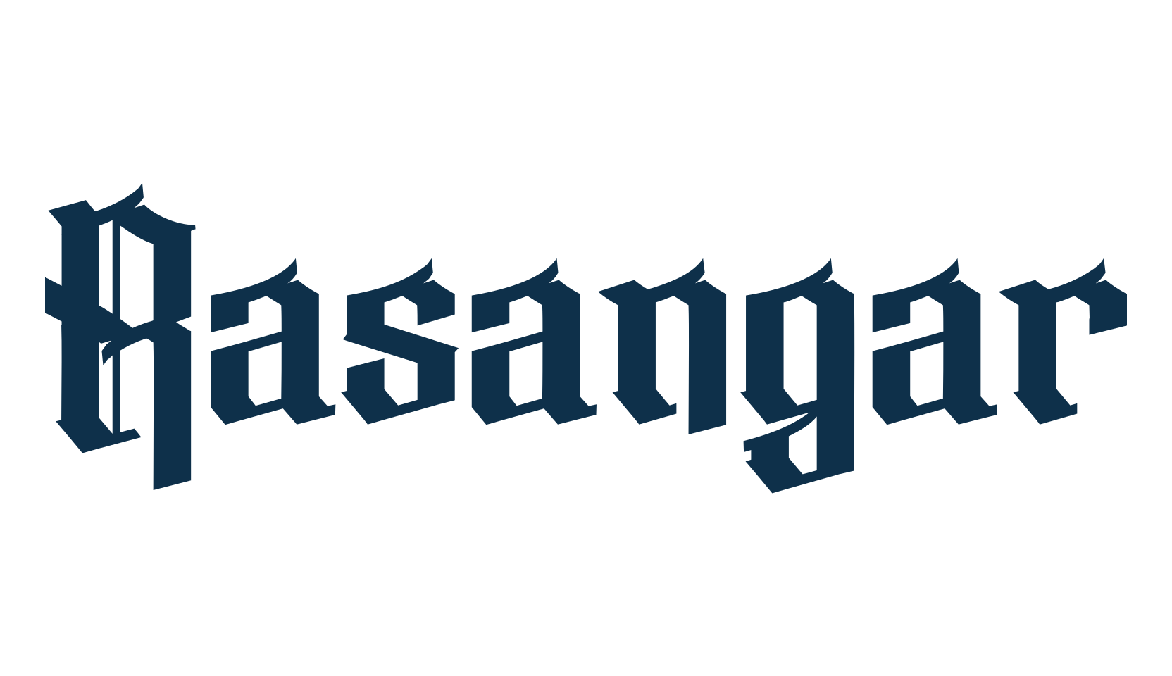 Rasangar, modern font preview