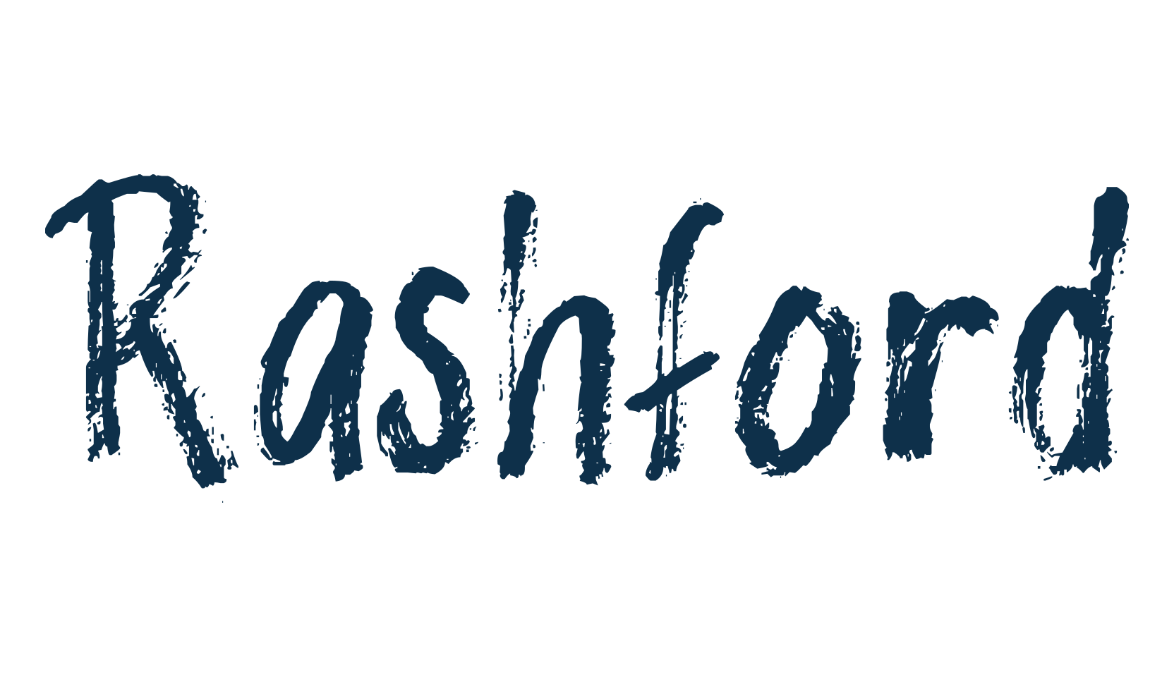 Rashford, script brush fancy decorative calligraphy font preview