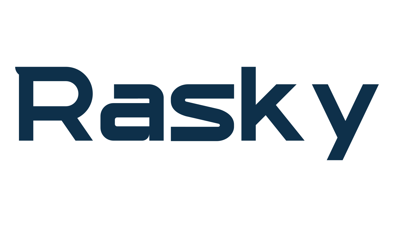 Rasky, fancy various techno sci-fi font preview