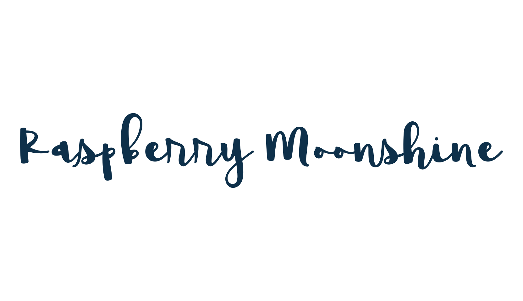 Raspberry Moonshine, handwriting font preview
